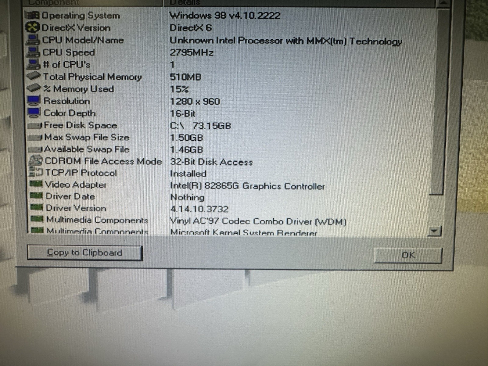 Vintage Dell Optiplex GX270 SFF Retro Pc With Windows 98 Read Description