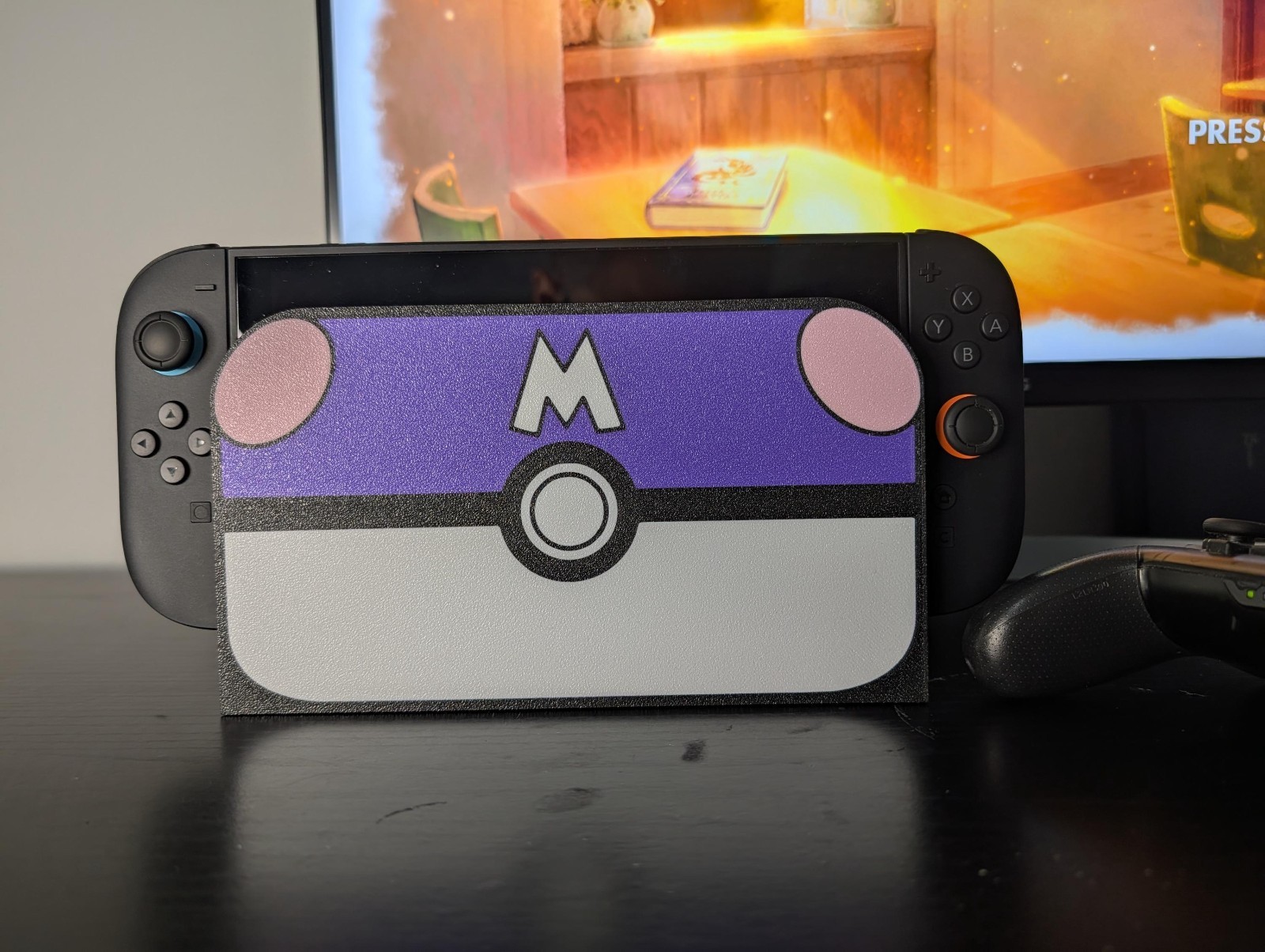 Pokemon Masterball Dock Cover Faceplate for Nintendo Switch 2