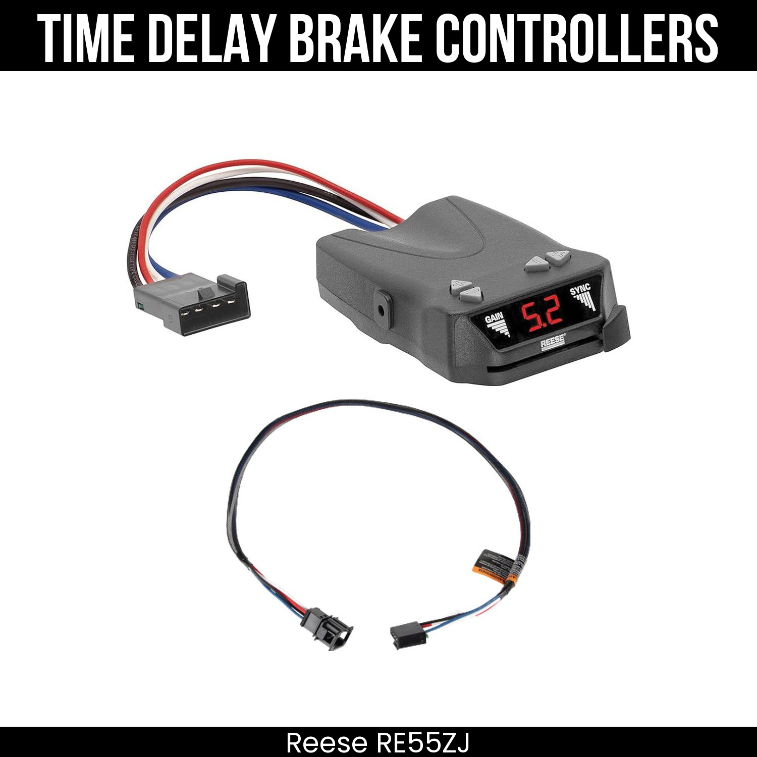 Reese Brakeman IV Brake Control w Plug Adapter For 11-25 Cayenne 11-17 Touareg