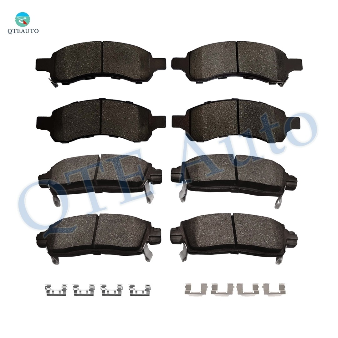 Set of 8 Front-Rear Ceramic Brake Pad Kit For 2006 2007 Buick Rainier CXL