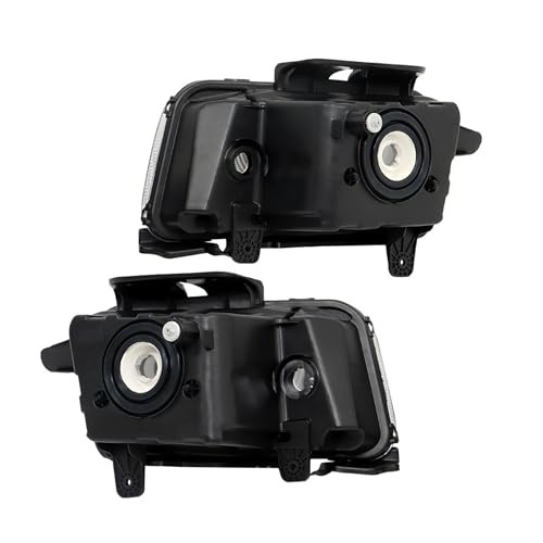 Driver Side and Passenger Side Headlights Assembly Halogen Replacement for