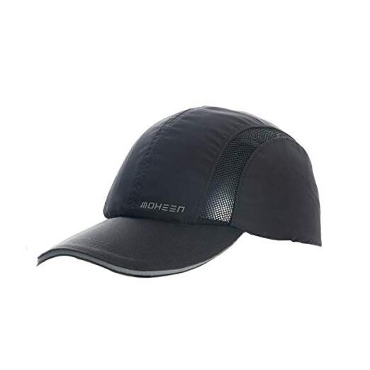 Safety Bump Cap, Baseball Hat Style with Reflective 02# Black Long Brim