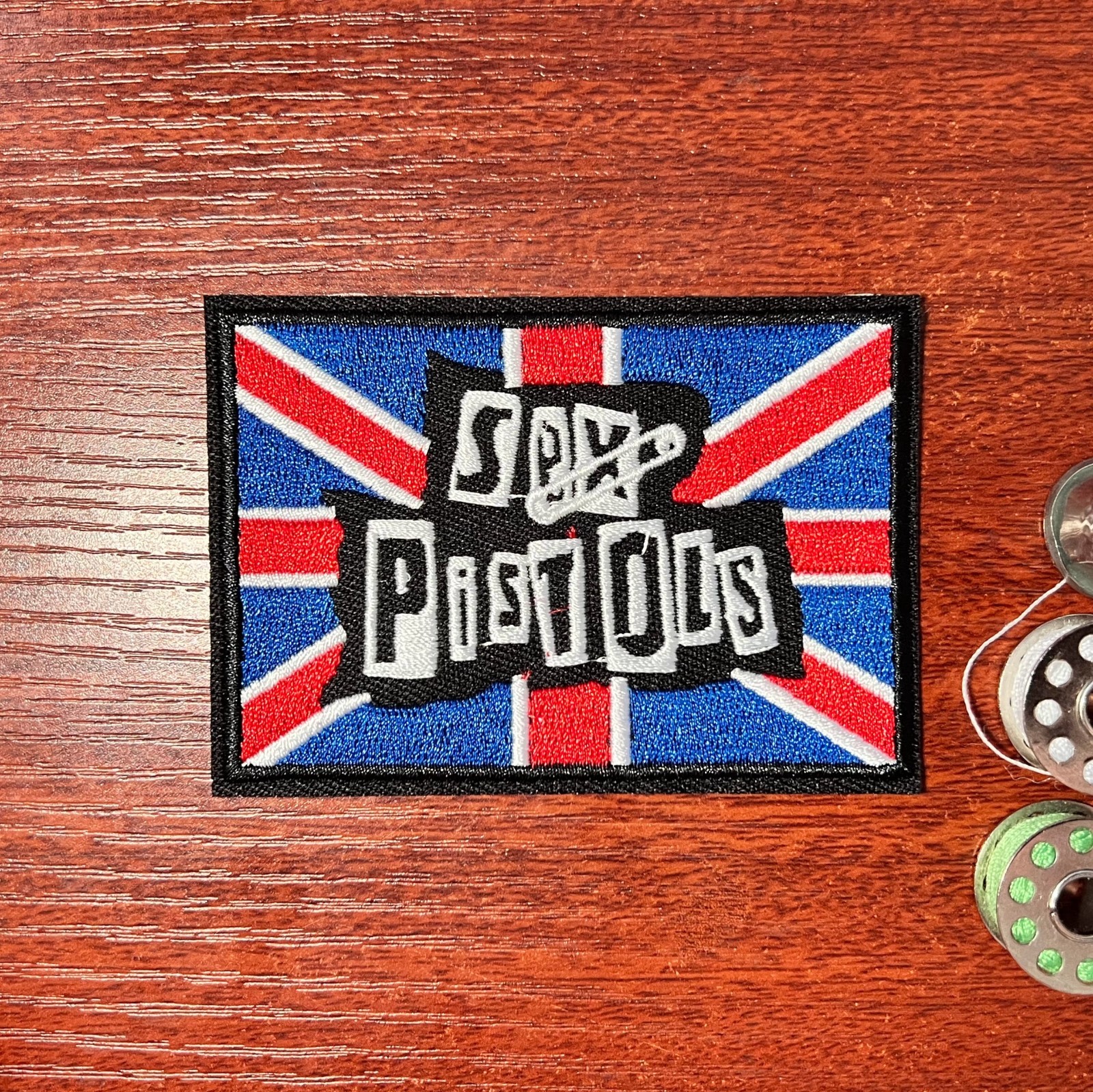 Sex Pistols Patch Classic British Punk Rock Music Embroidered Iron On 2.5x3.5"