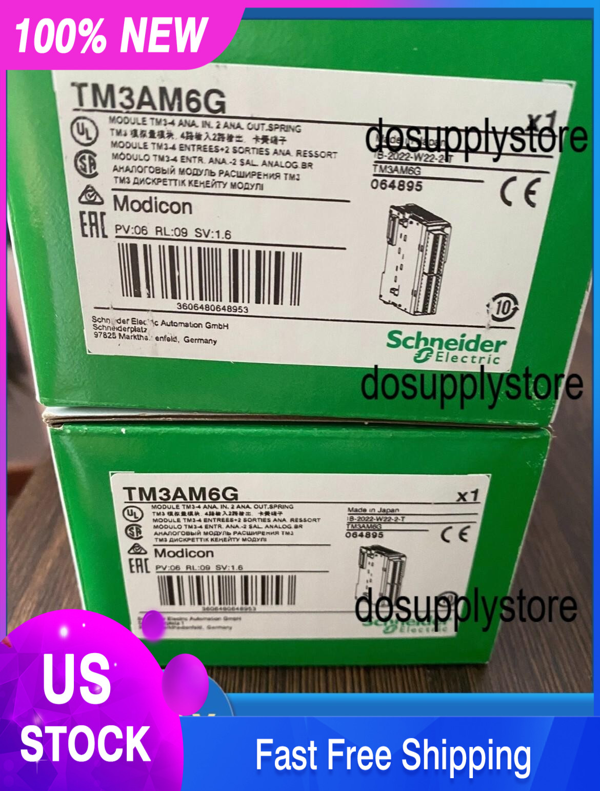 For   plc module TM3AM6G With box US Free TAX