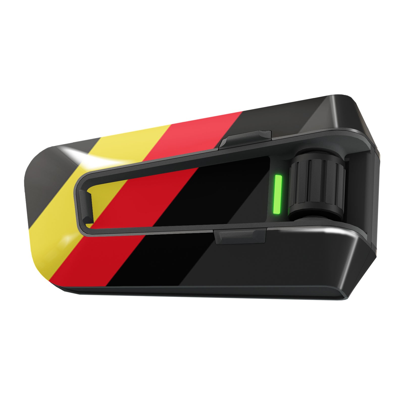 For Cardo Packtalk Edge Vinyl Pattern Wrap Sticker Cover x2 CC004 Yellow Red