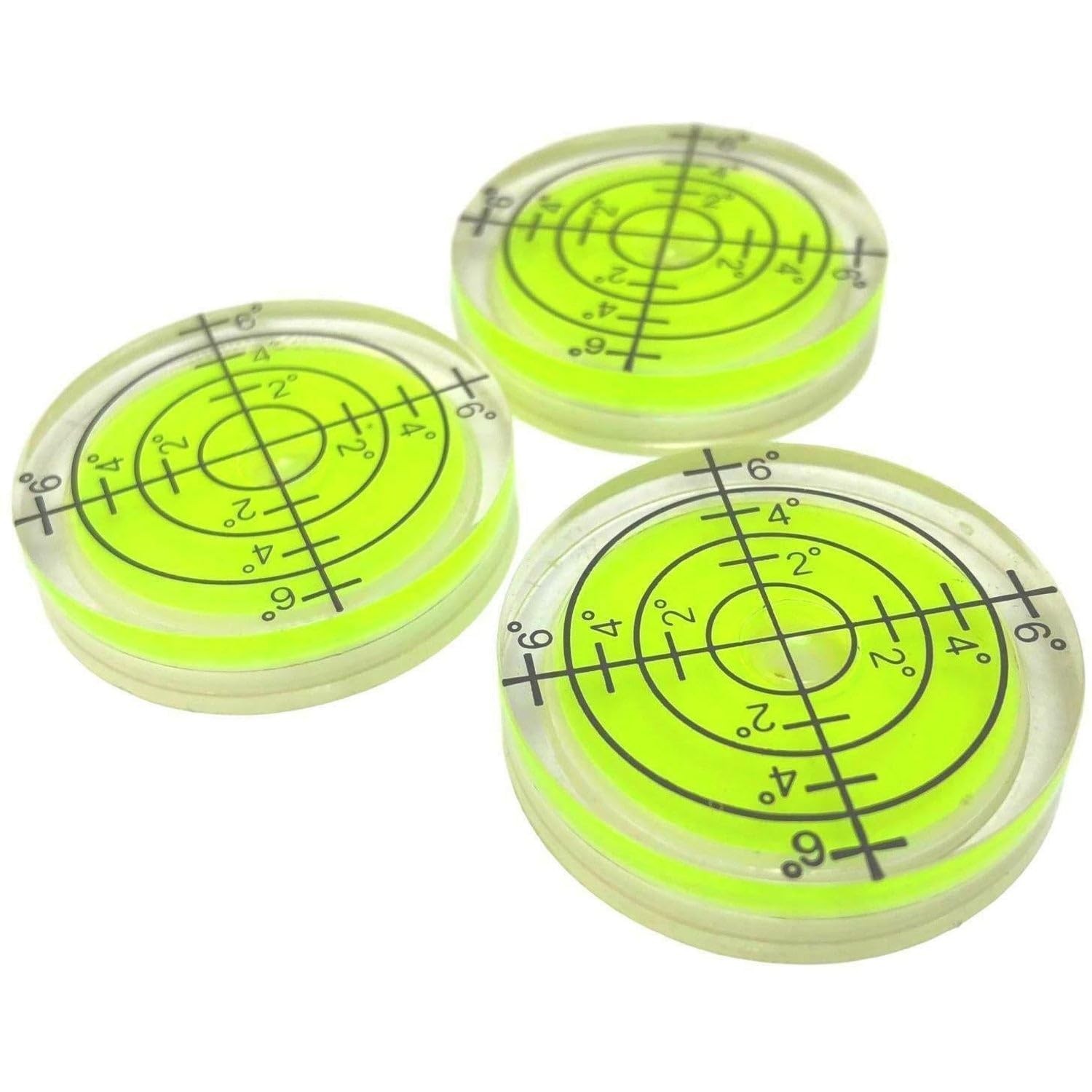 Taskar RIV001 1-1/4" (32mm) Precision Bullseye Bubble Level - 3 Pack