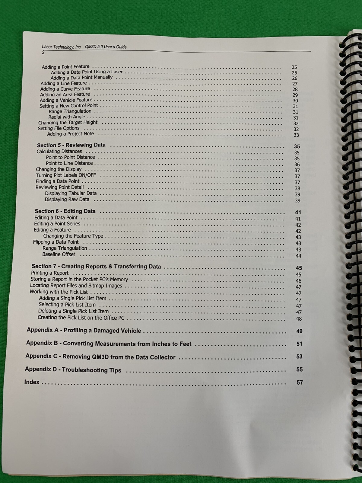 Laser Technology QucikMap 3D Software CD & User Guide, CSI, Impulse