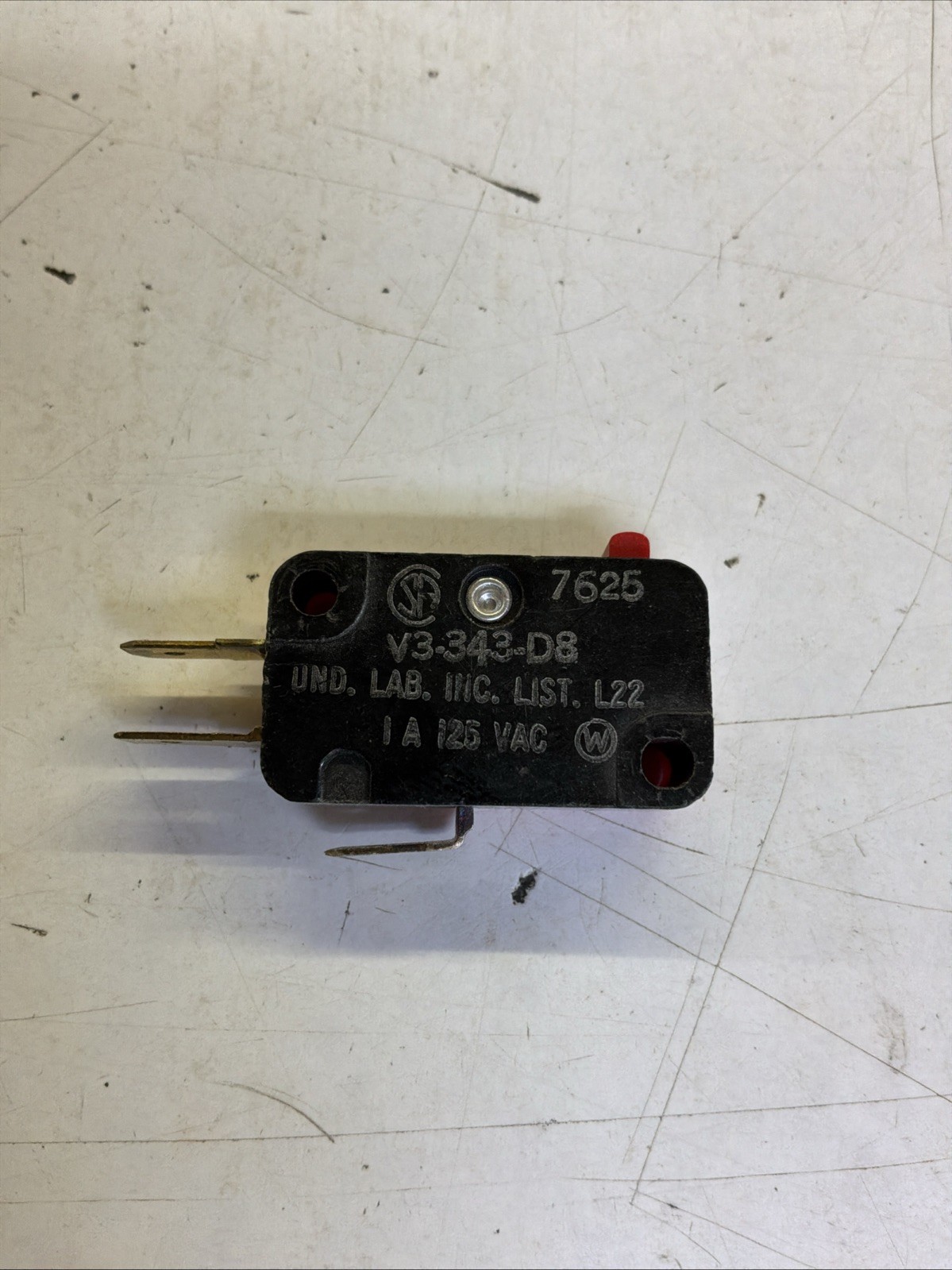 MICRO SWITCH RED SET OF 10 PCS Model # V3-343-D8