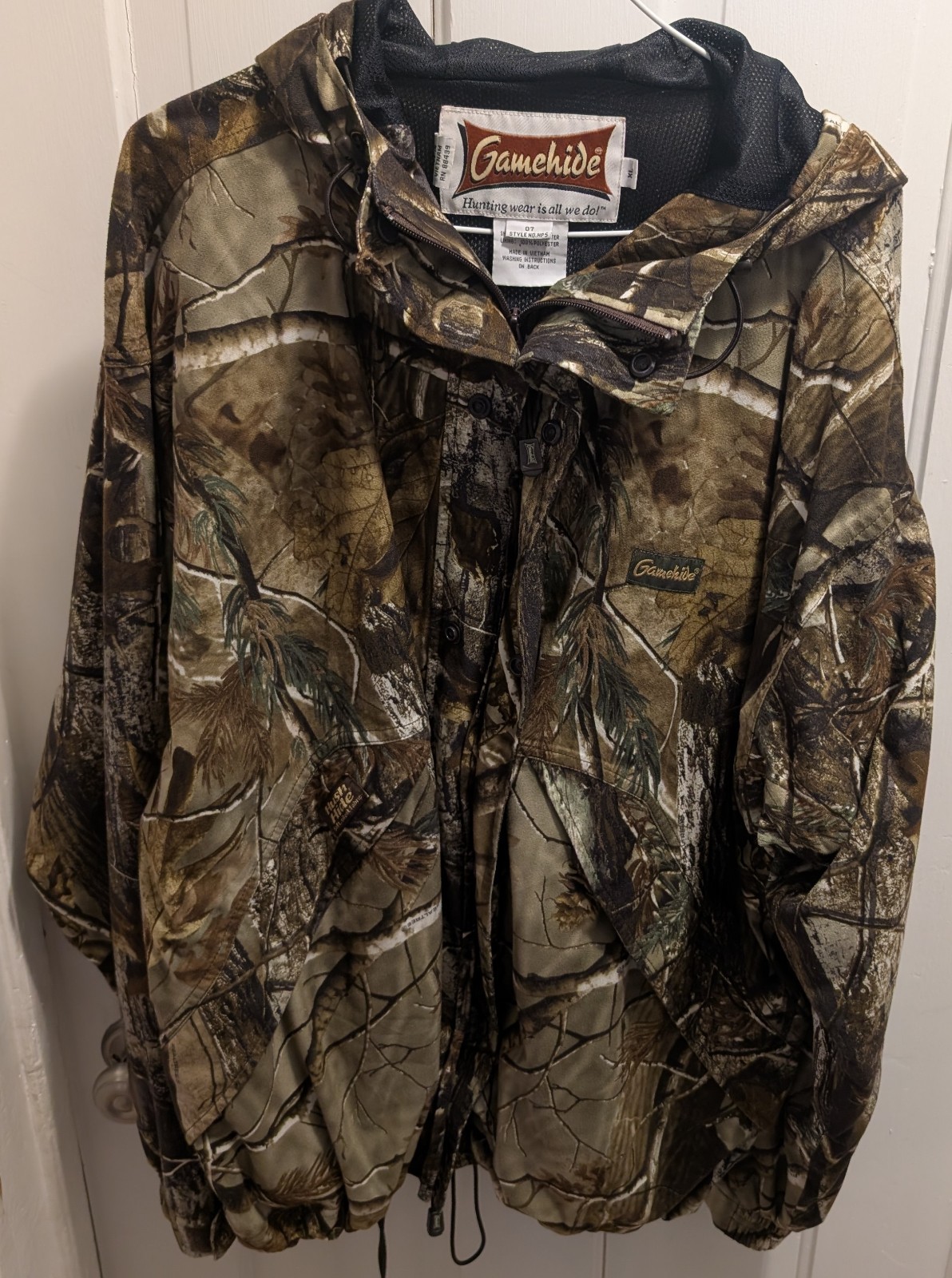Gamehide Camo Hunting Jacket Size XL Realtree