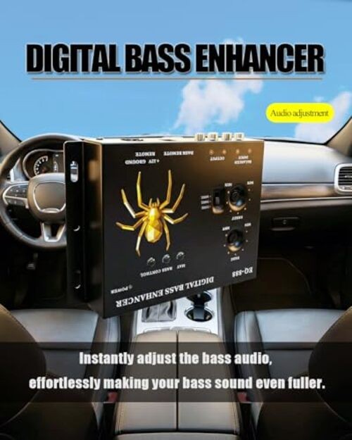 Car Audio Digital bass Controller, Restoration Processor, Amplifier and Sound