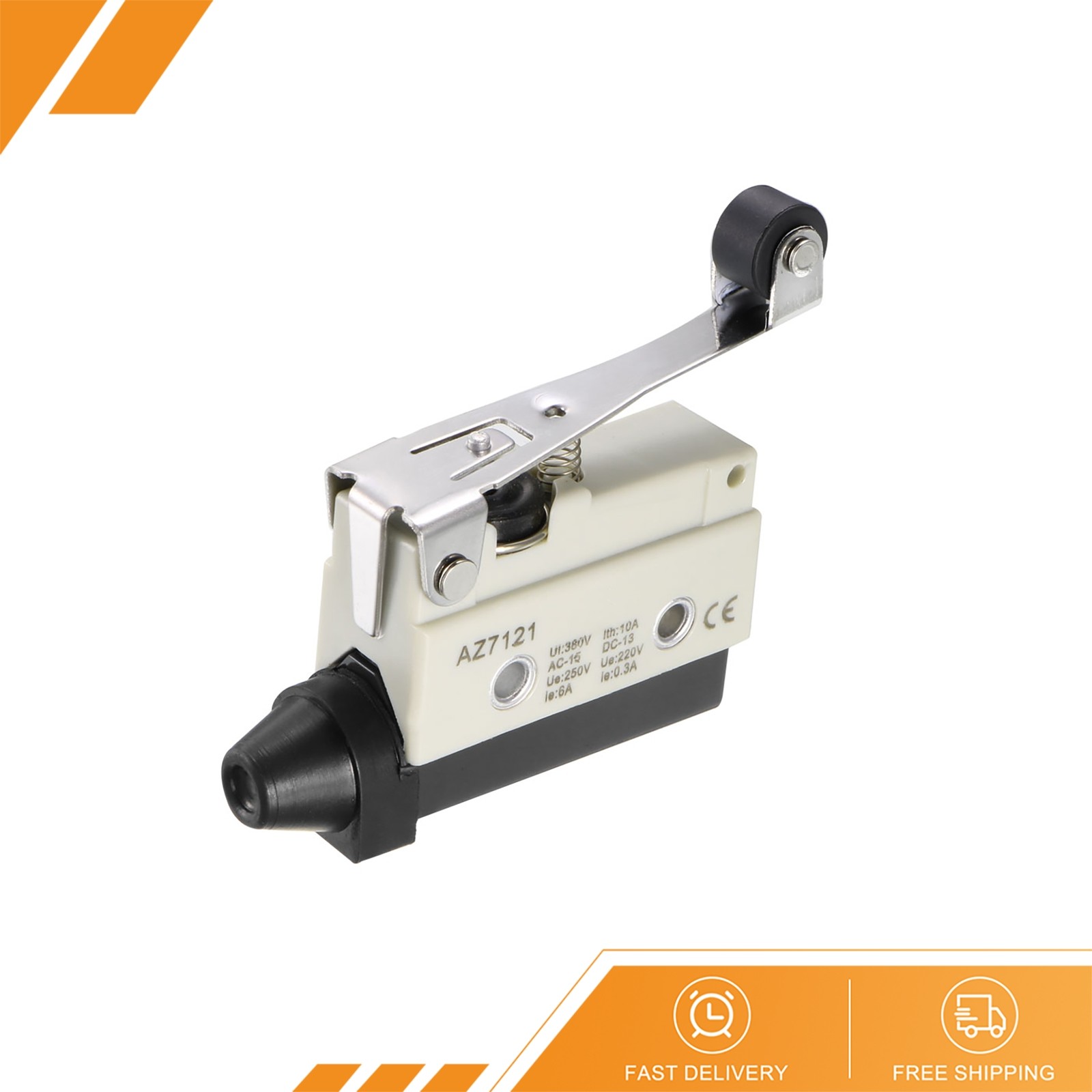 AZ-7121 SPDT 1NO+1NC Panel Mount Roller Plunger Type Micro Switches