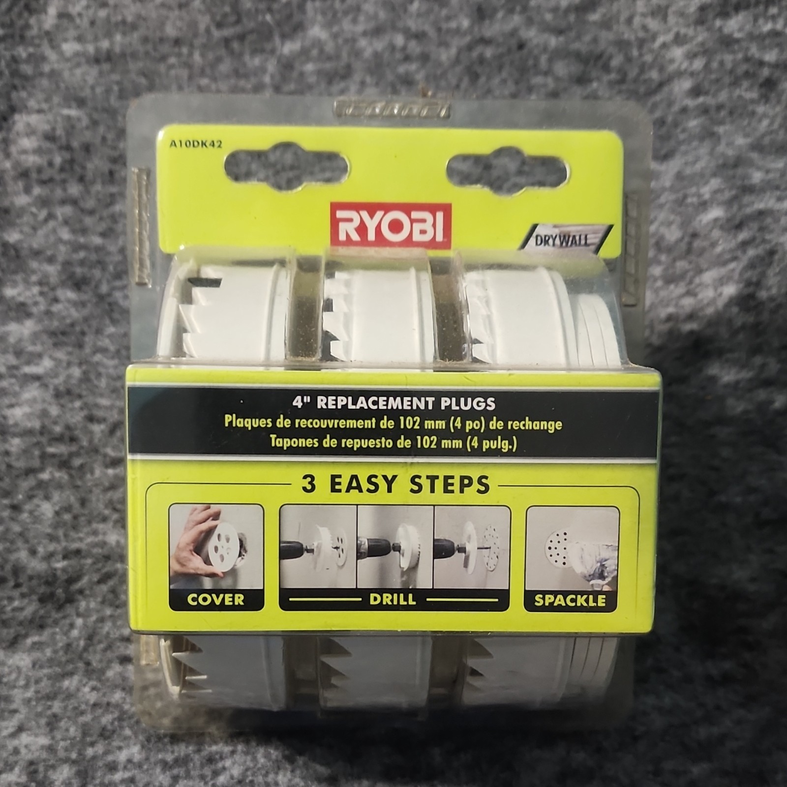 Ryobi 4" Replacement Drywall Plugs A10DK42