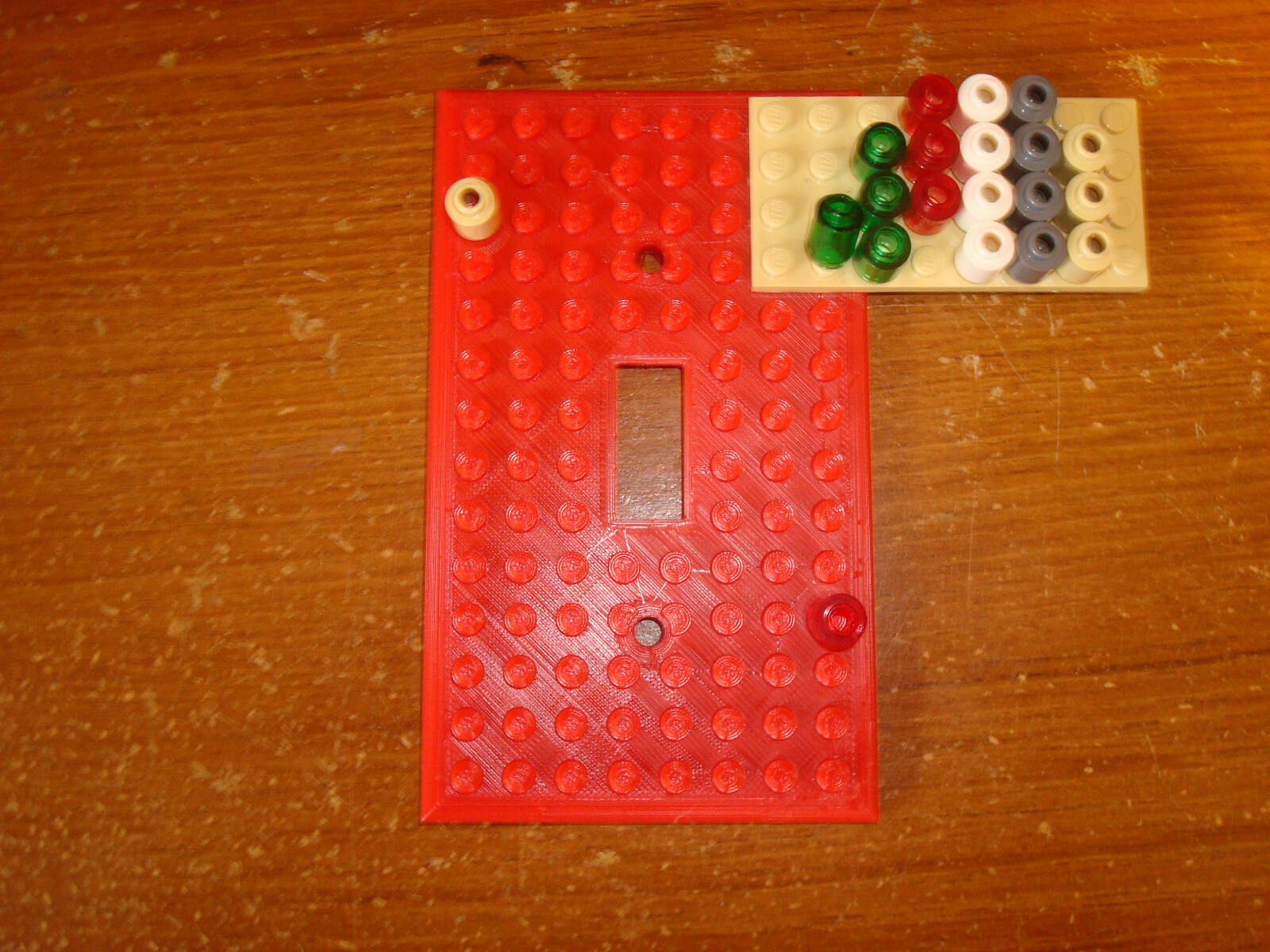 Light Switch Cover,Works COMPATIBLE with LEGO bricks, Wall Plate,toggle & rocker
