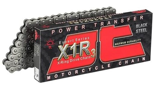Chain C525X1R3108RL (525 Series) 108 Link Heavy Duty X 108-Links Black Steel