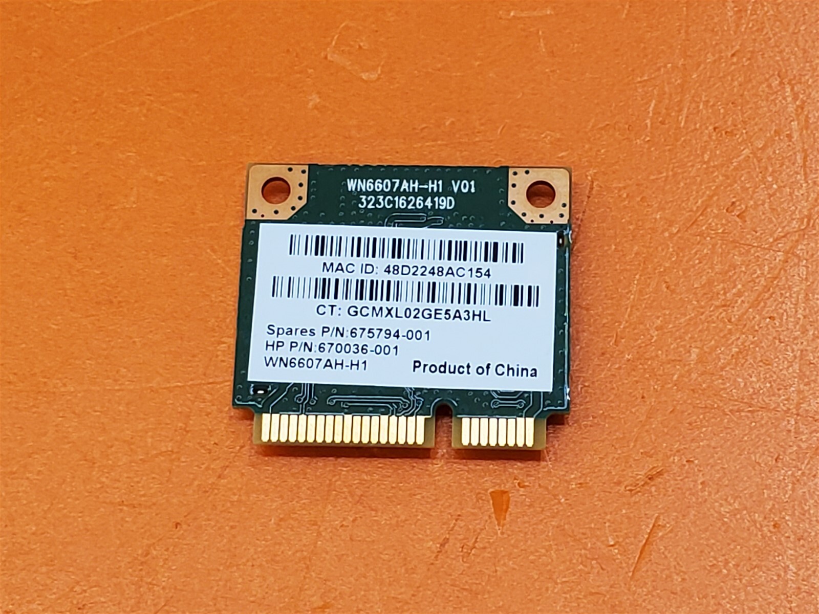 ⭐️⭐️⭐️⭐️⭐️ Desktop Wifi Wireless Card Module 675794-001