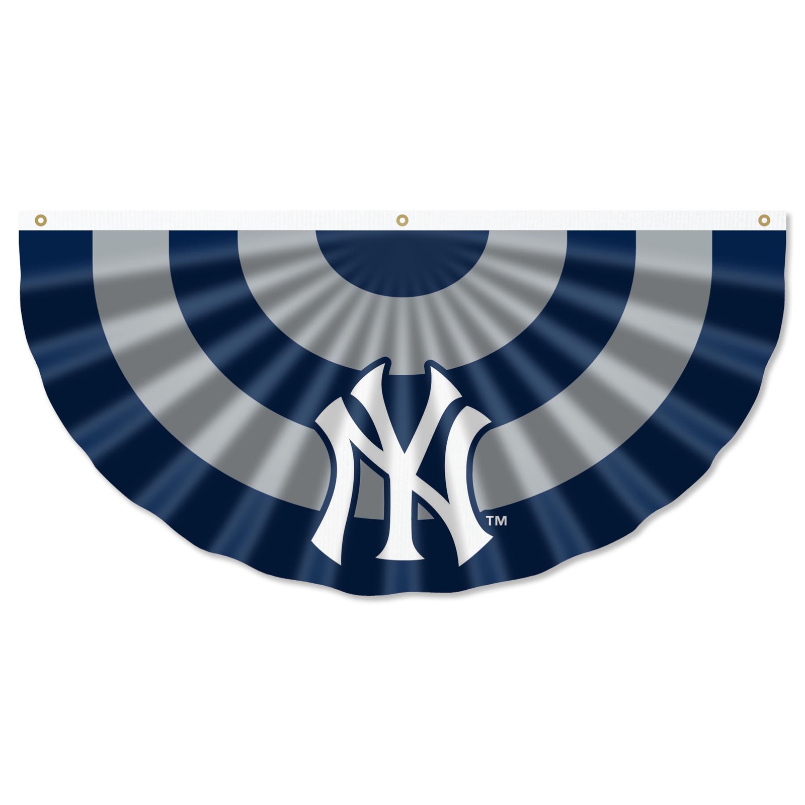 NY Yankees Bunting Pleated Fan Banners