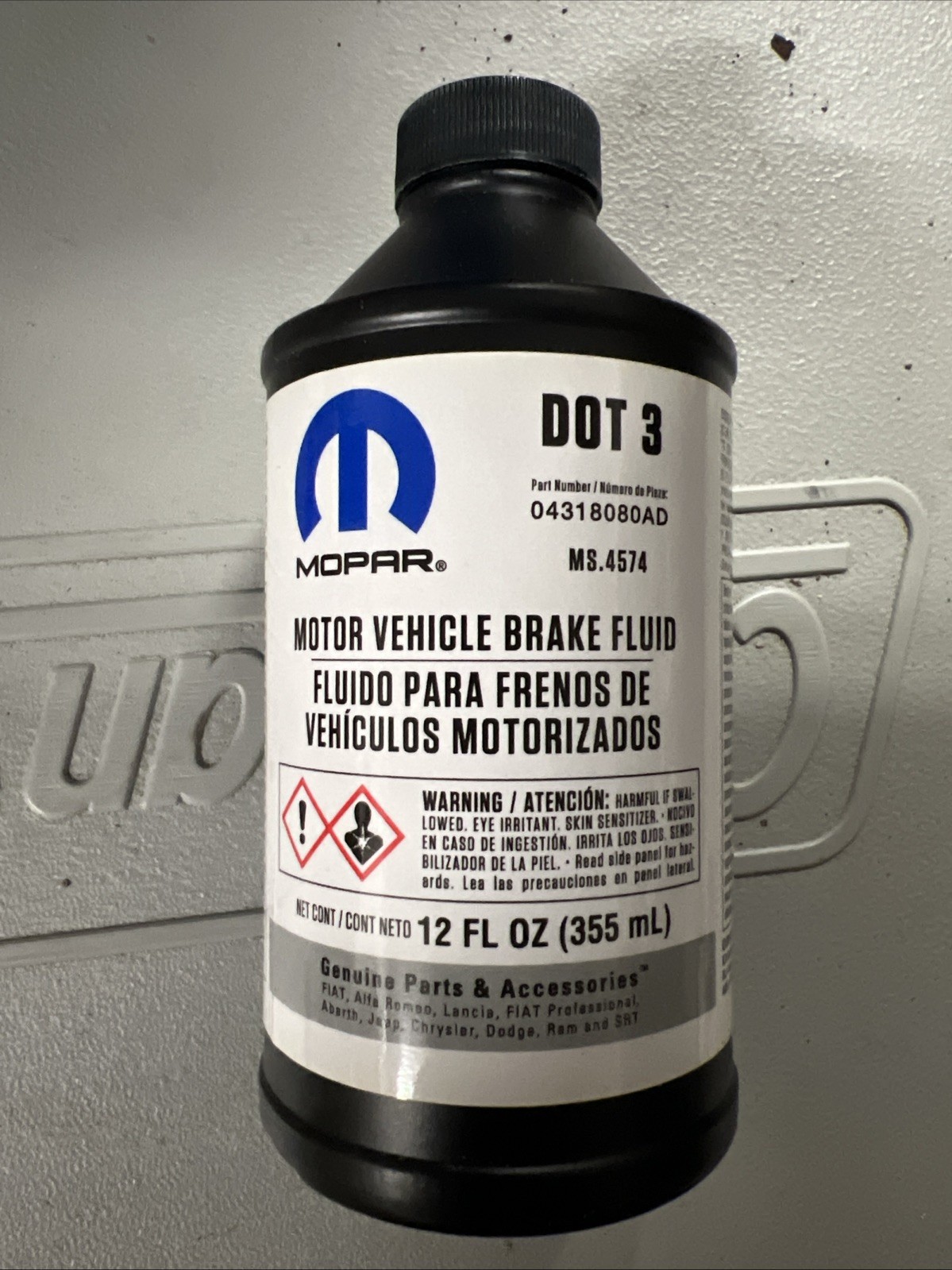 Brake Fluid Mopar 4318080AD
