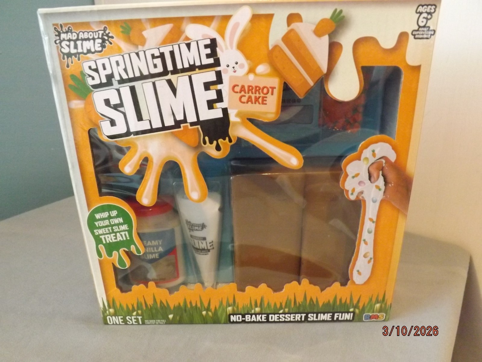 SpringTime Carrot Cake Slime Kit NEW