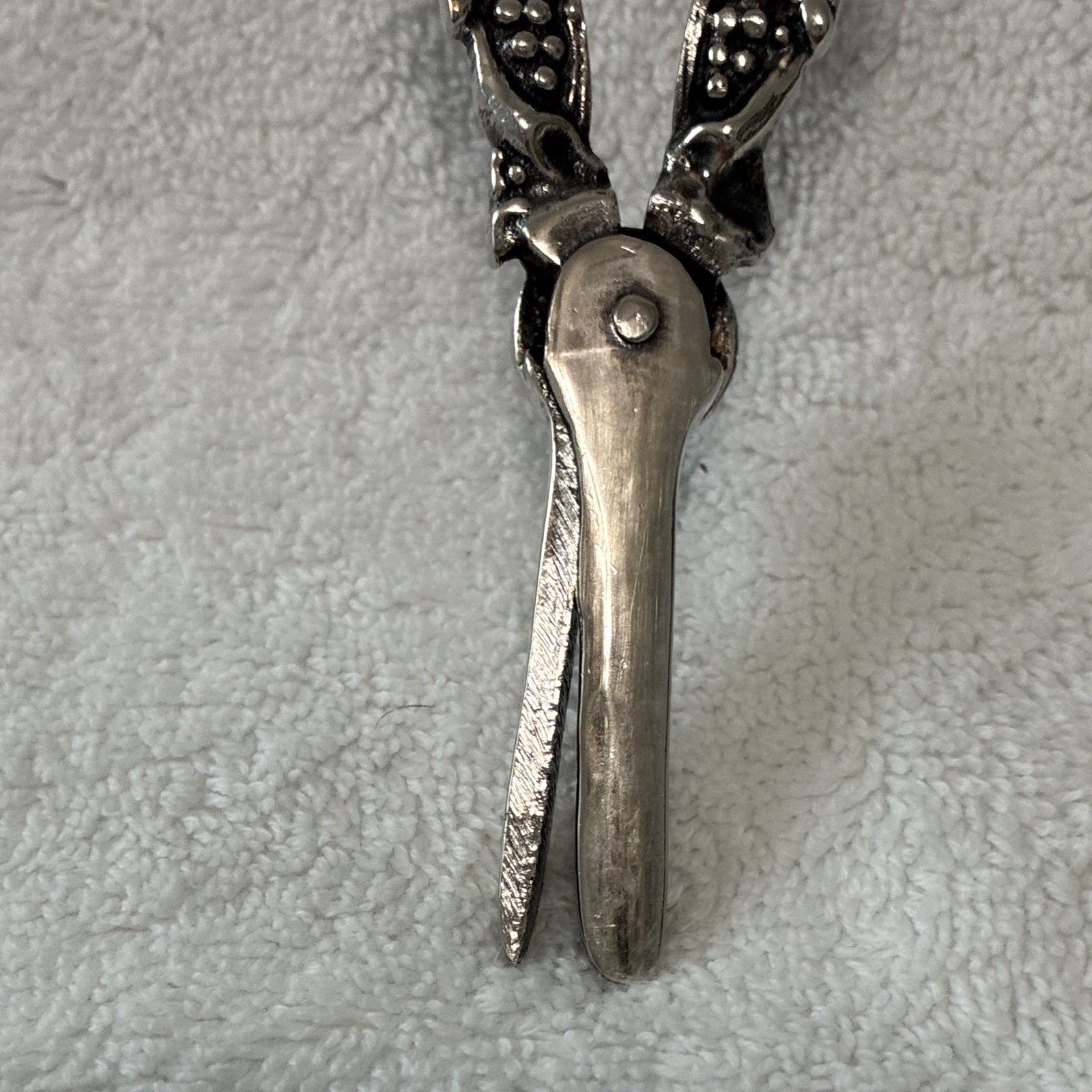 Vintage Silver plated Grape Vine Shears