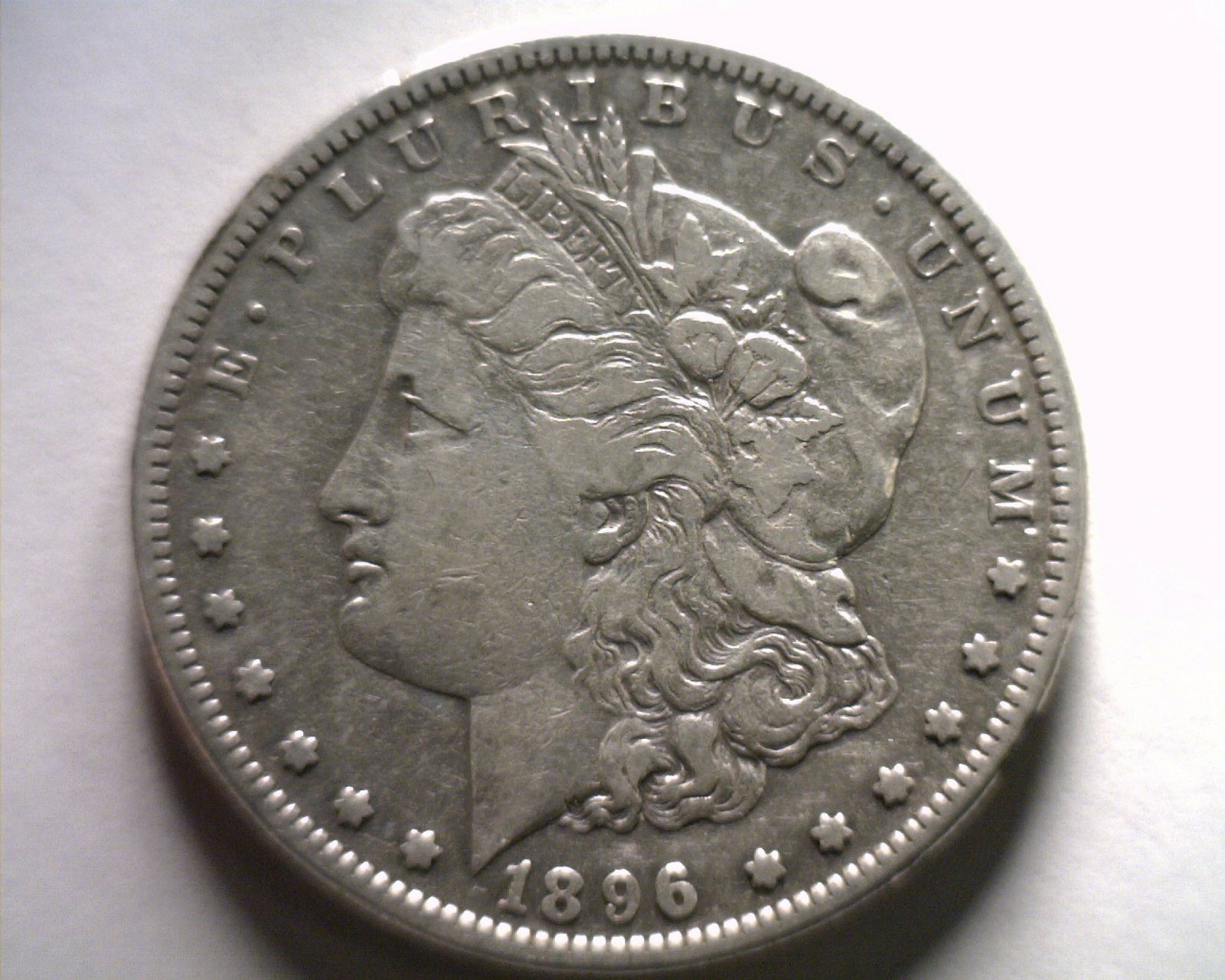 1896-S MORGAN SILVER DOLLAR VERY FINE/ EXTRA FINE VF/XF VERY FINE/EXTREMELY FINE