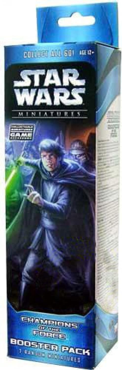 STAR WARS MINIATURES CHAMPIONS OF THE FORCE BOOSTER PACK New *Factory Sealed*
