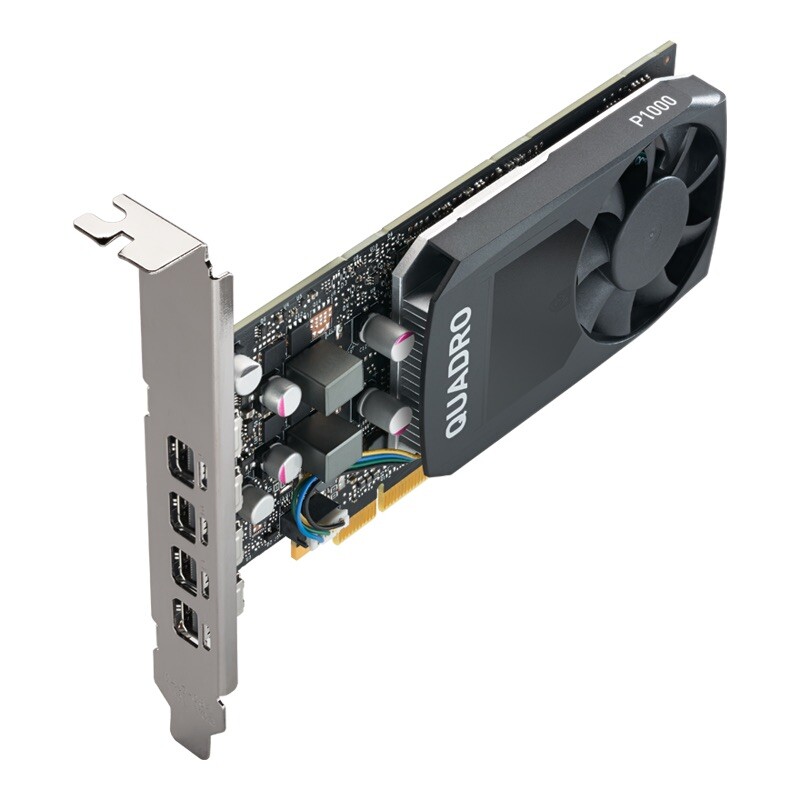 NVIDIA Quadro P1000 4GB GDDR5 Graphics Card - 4x Mini DisplayPort