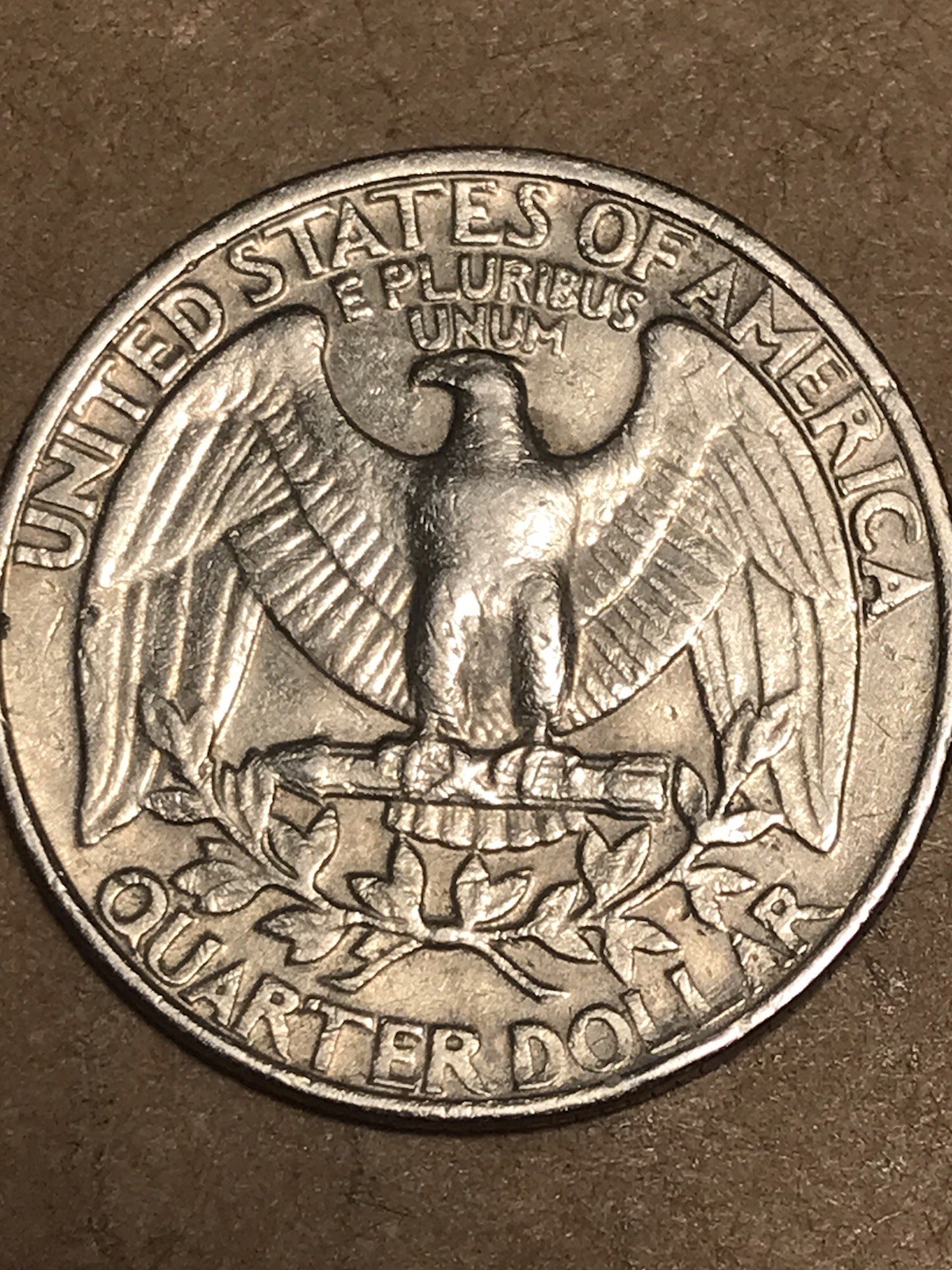 1985 P washington Strike Through quarter and Errors.