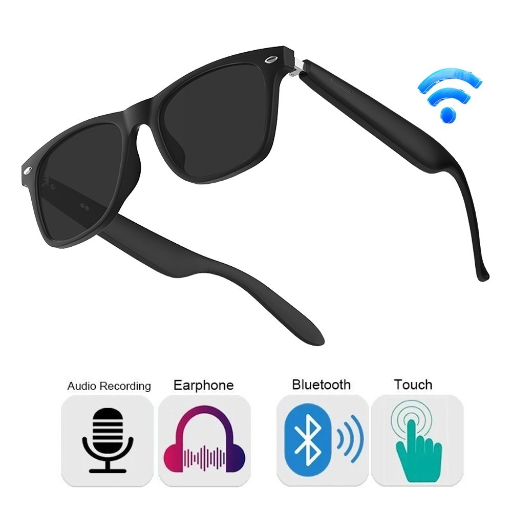 Smart Glasses Photochromic Len Bluetooth Call Sunglasses Audio Eyewear Headset