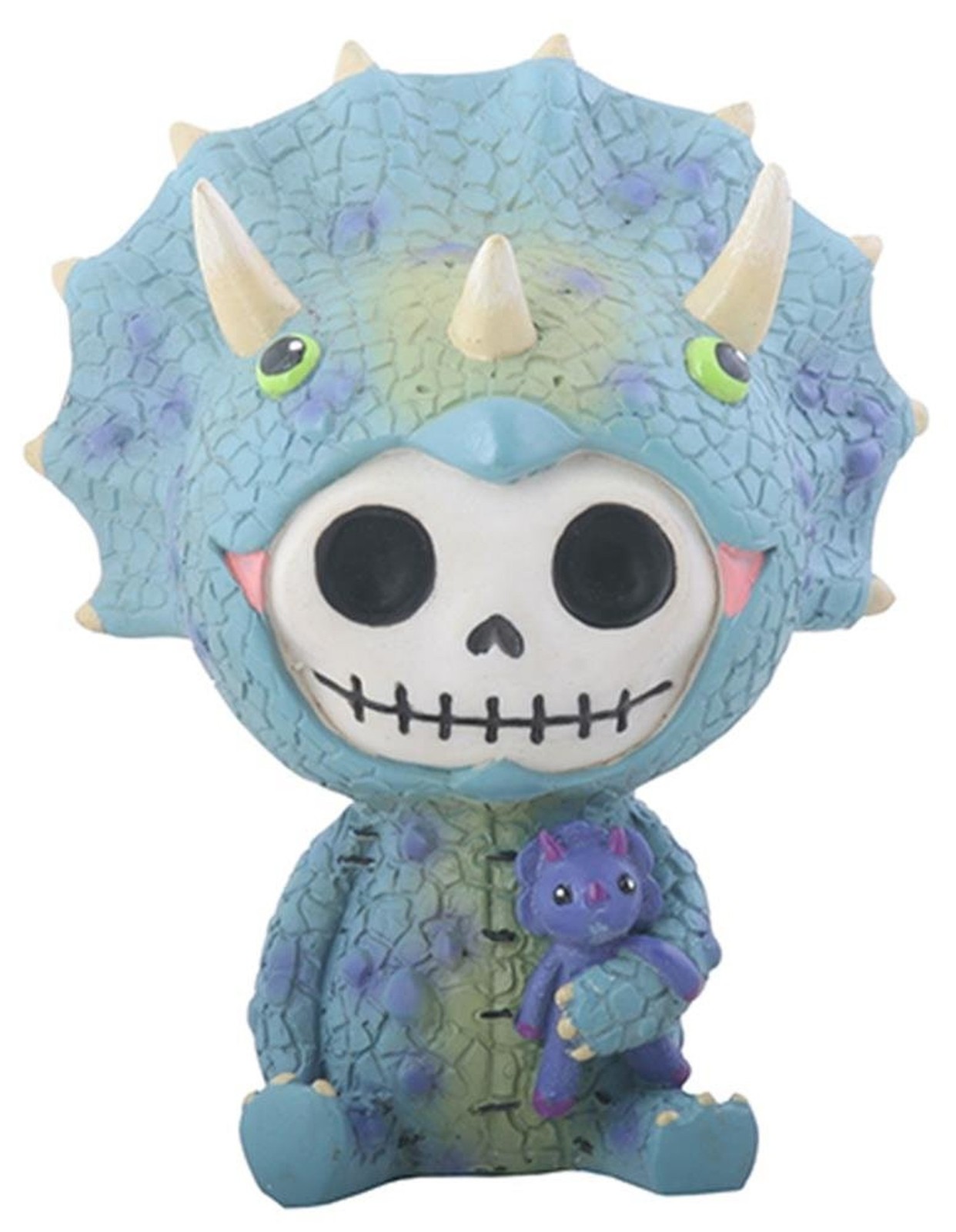 SUMMIT COLLECTION Furrybones Spike Signature Skeleton in Triceratops Costume ...