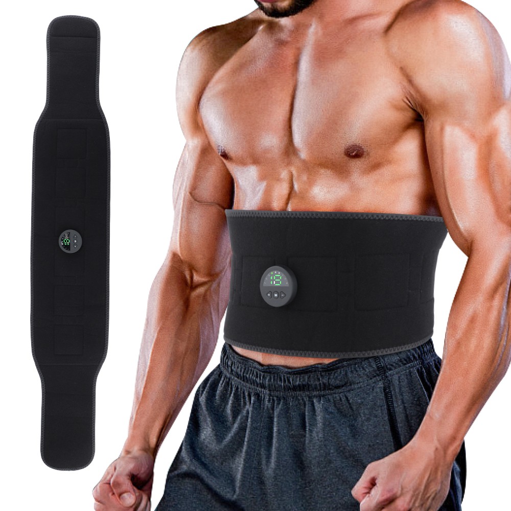 Abdominal Toning Belt Training EMS Electric Muscle Stimulation Rechargeable