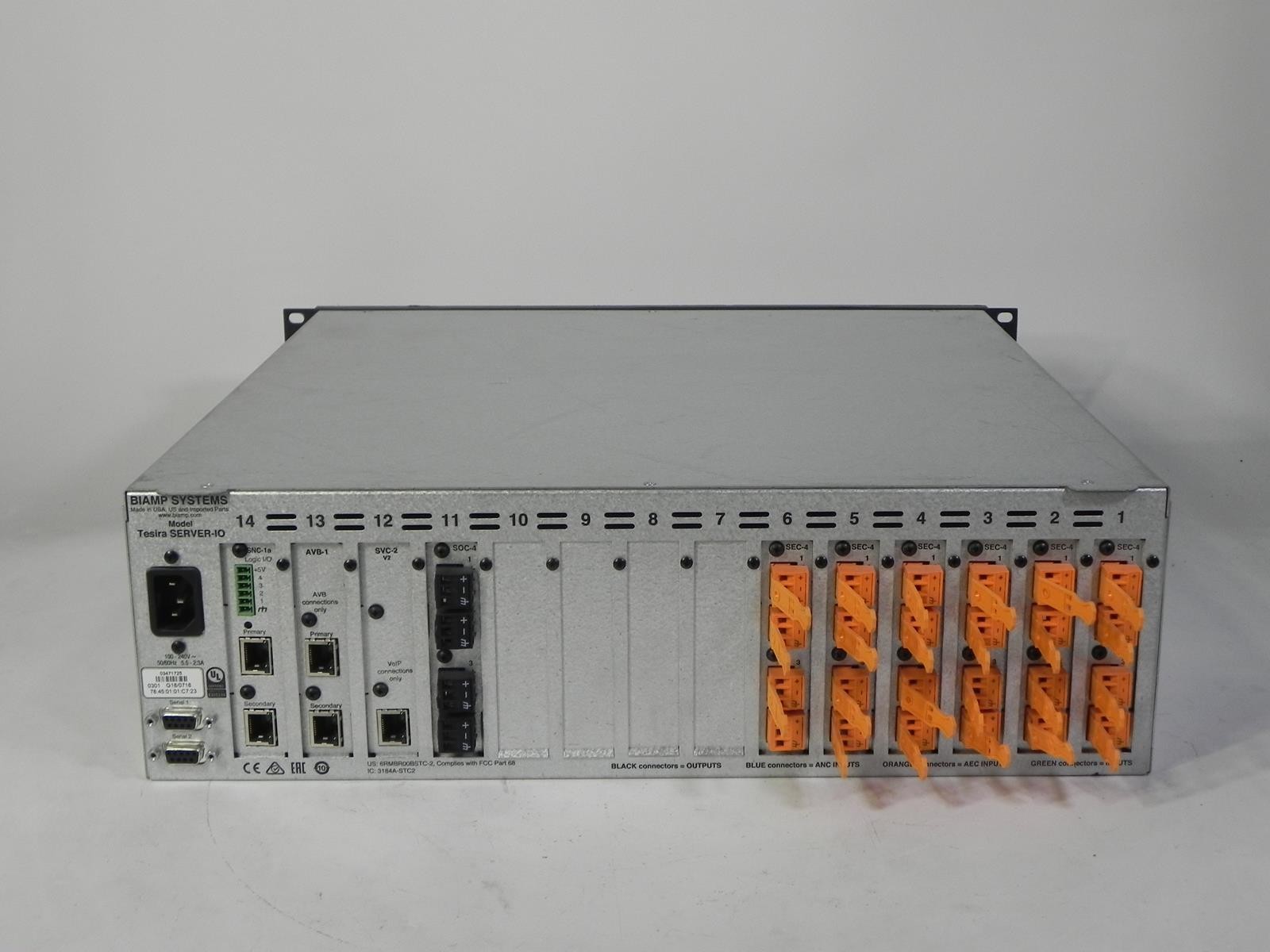 Tesira Biamp Server-iO Digital Signal Processor