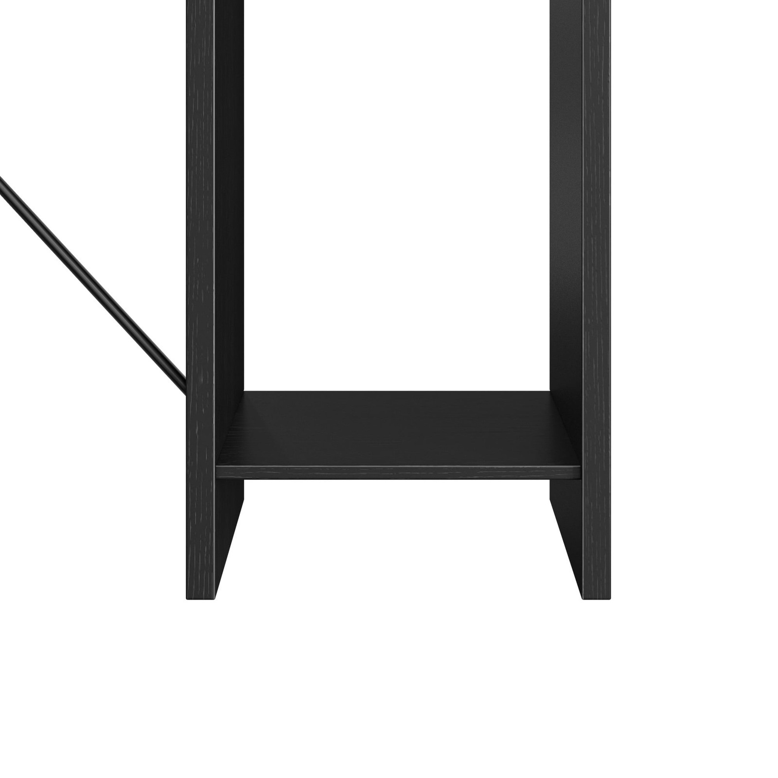 Ardent No Tools Small Space Writing Desk Black