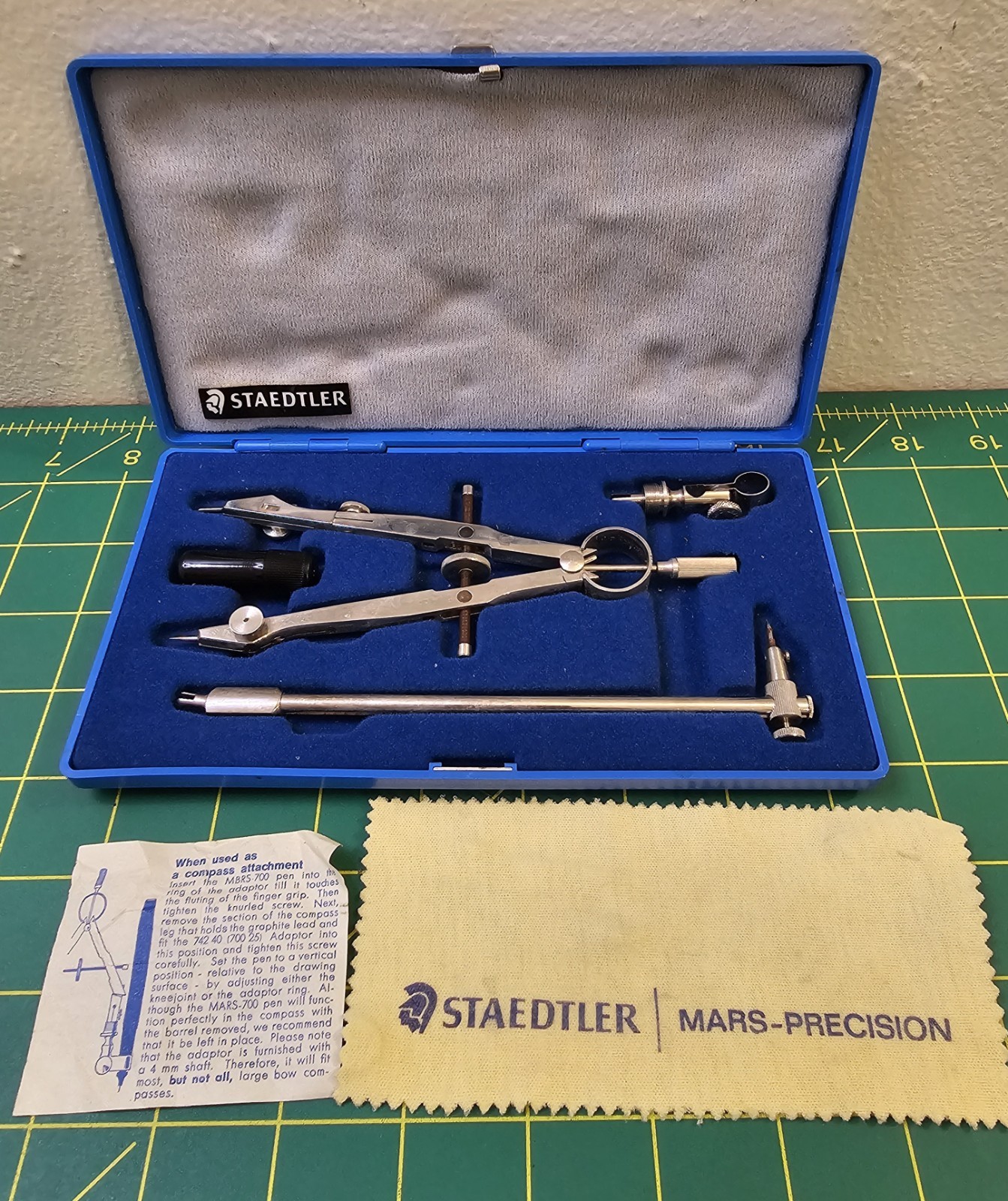 Vintage Staedtler Mars Precision Drawing Set No. 23700 Made in Germany, (P2)