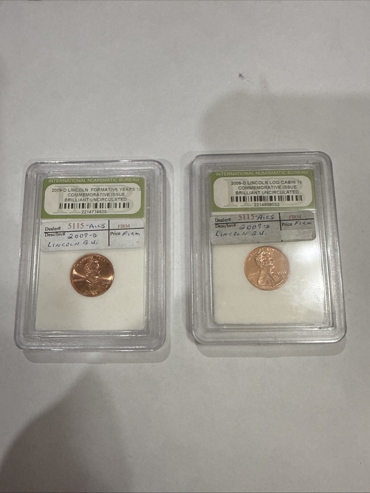 2 2009 D Lincoln Commemorative Cent Professional Life - Brilliant Uncirculated
