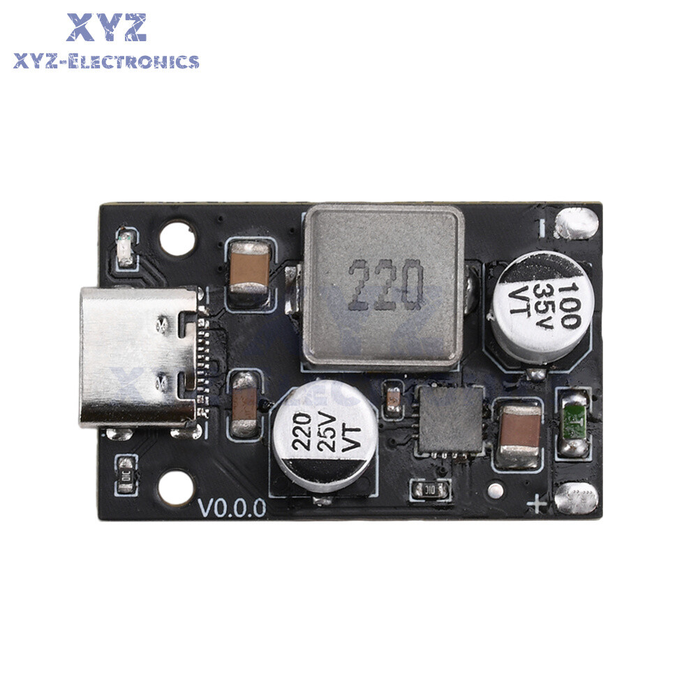 1-10*DC8~30V PD65W Fast Charging Module Step-Down Support PD3.1 QC3.0 SCP Type-C