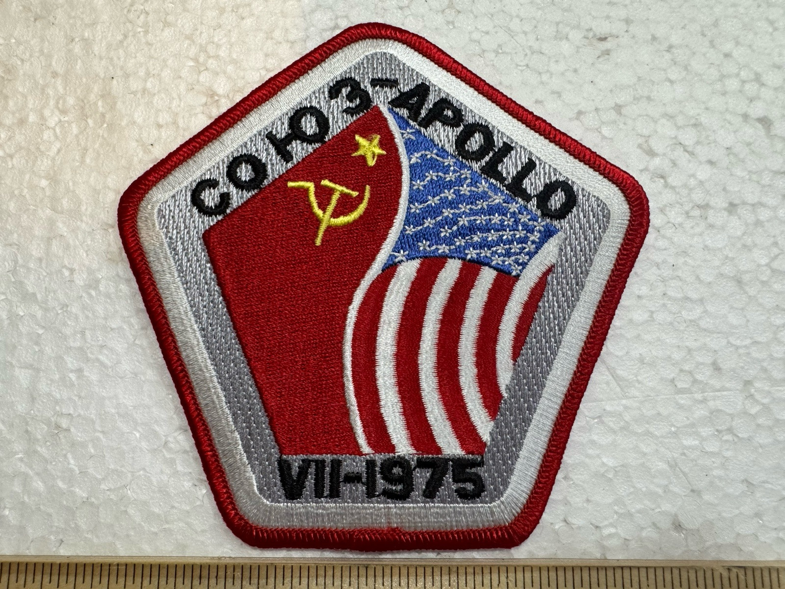 Vintage USA Soviet Union Apollo 7 Space Patch