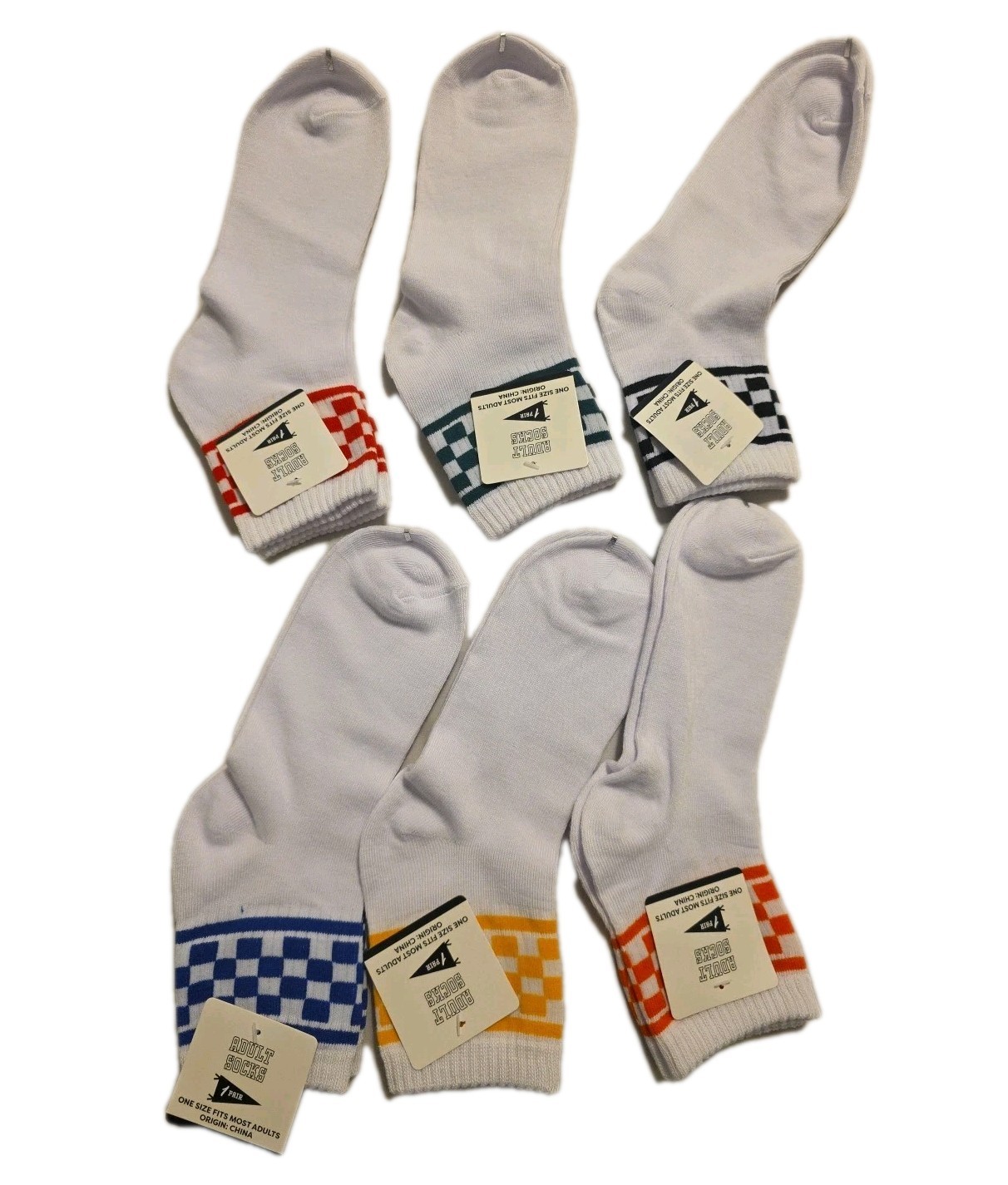 Lot Of  6 Pair Socks NEW