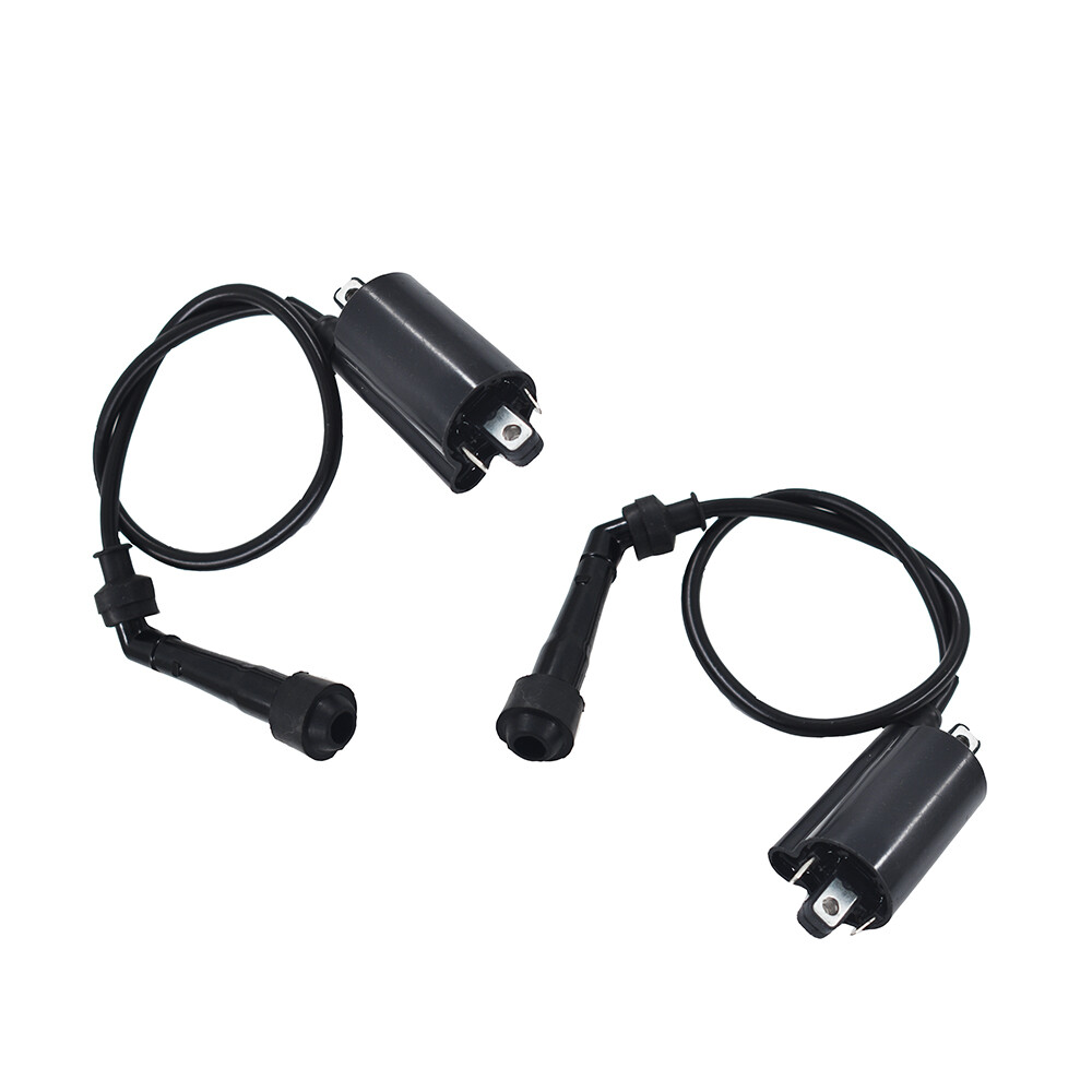 Set of 2 Ignition Coils Fit For Kawasaki EX500 Ninja 500 500R 1987-2009