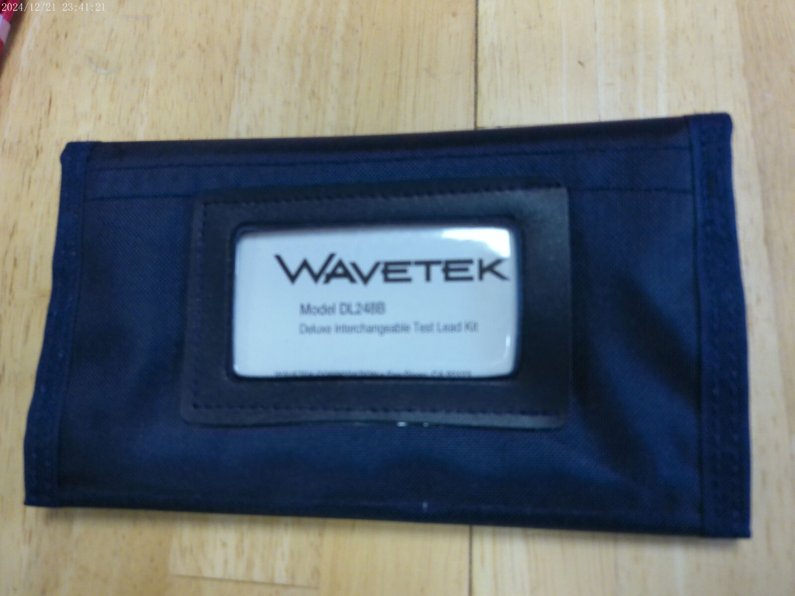 BECKMAN DL248B WAVETEK DELUXE TEST LEAD ACCESORY KIT W/CASE,NOS
