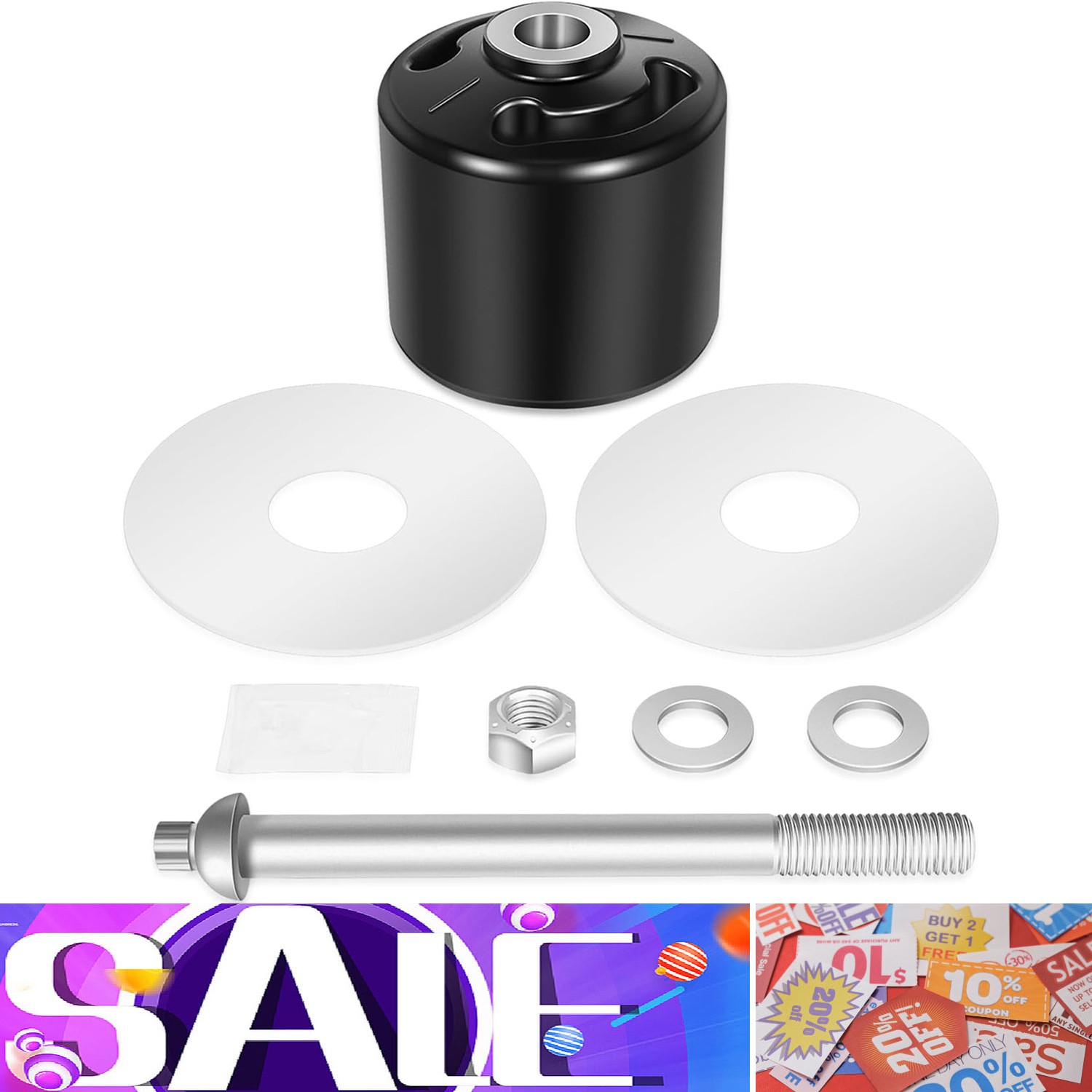 For Hendrickson Quick Align Pivot Bolt Bushing Kit Replaces S-24691 S-21166