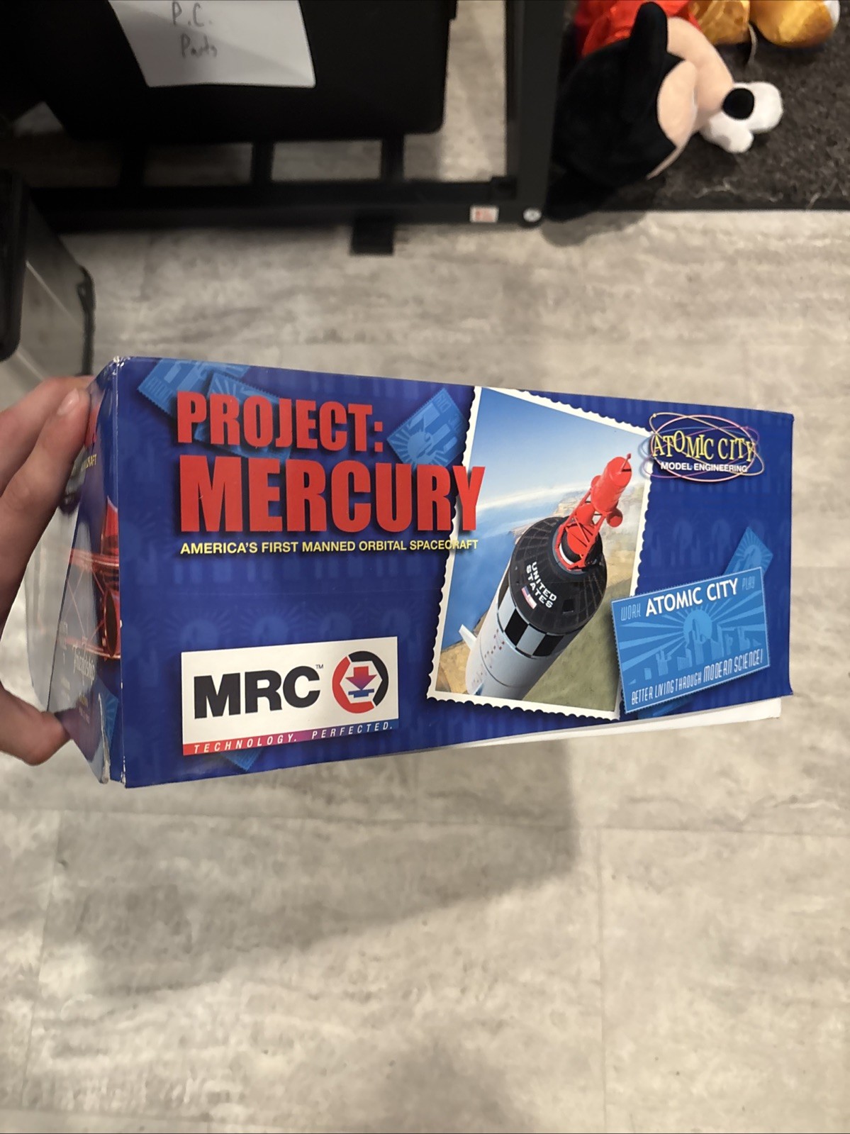 Atomic City 1/12 Mercury Capsule Plastic Model Kit 0062001
