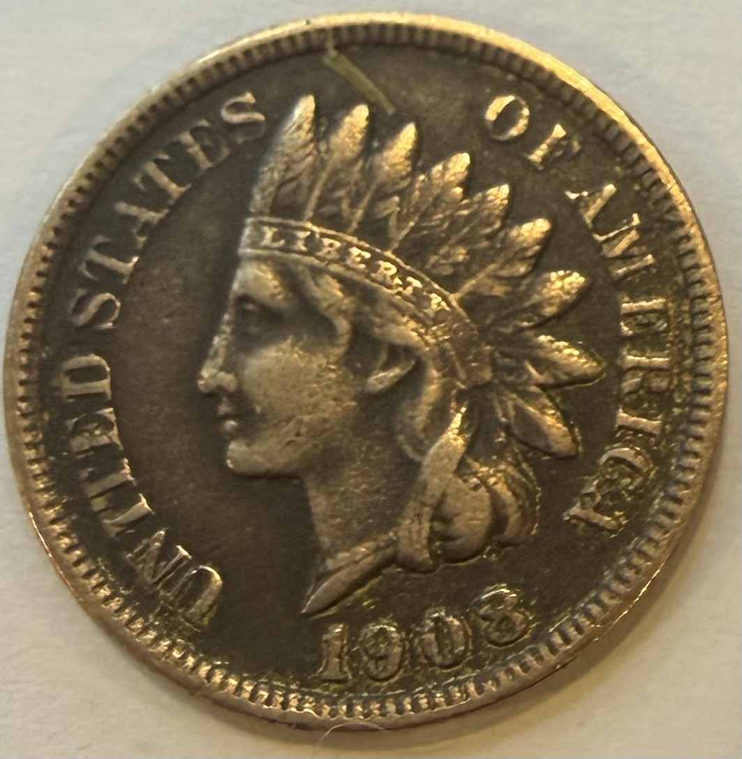 1908-S Indian Head Penny Beautiful Coin Rare Date