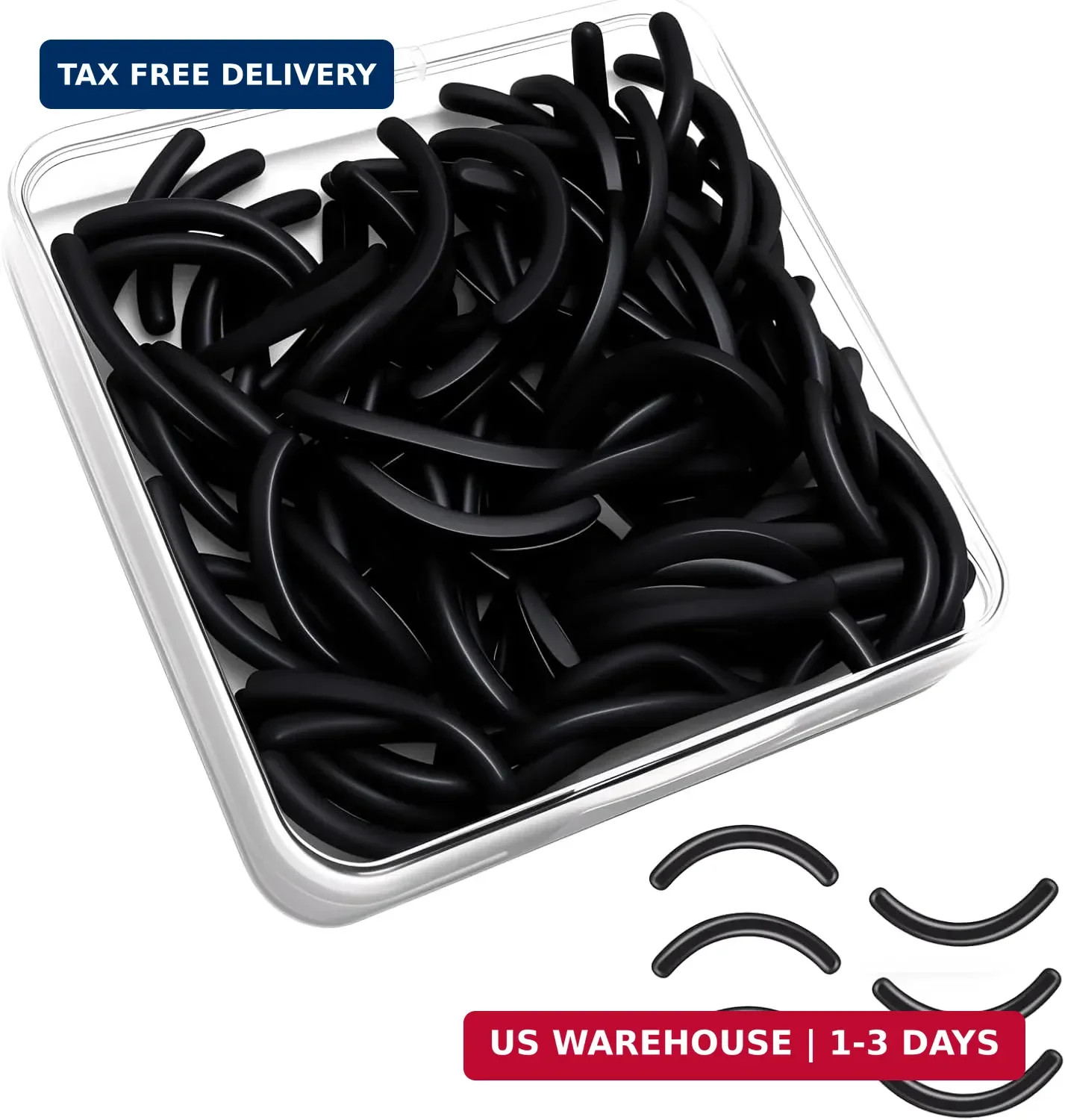 80Pack Fit for Shiseido Eyelash Curler Refill Pads,High Elasticity Silicone Repl
