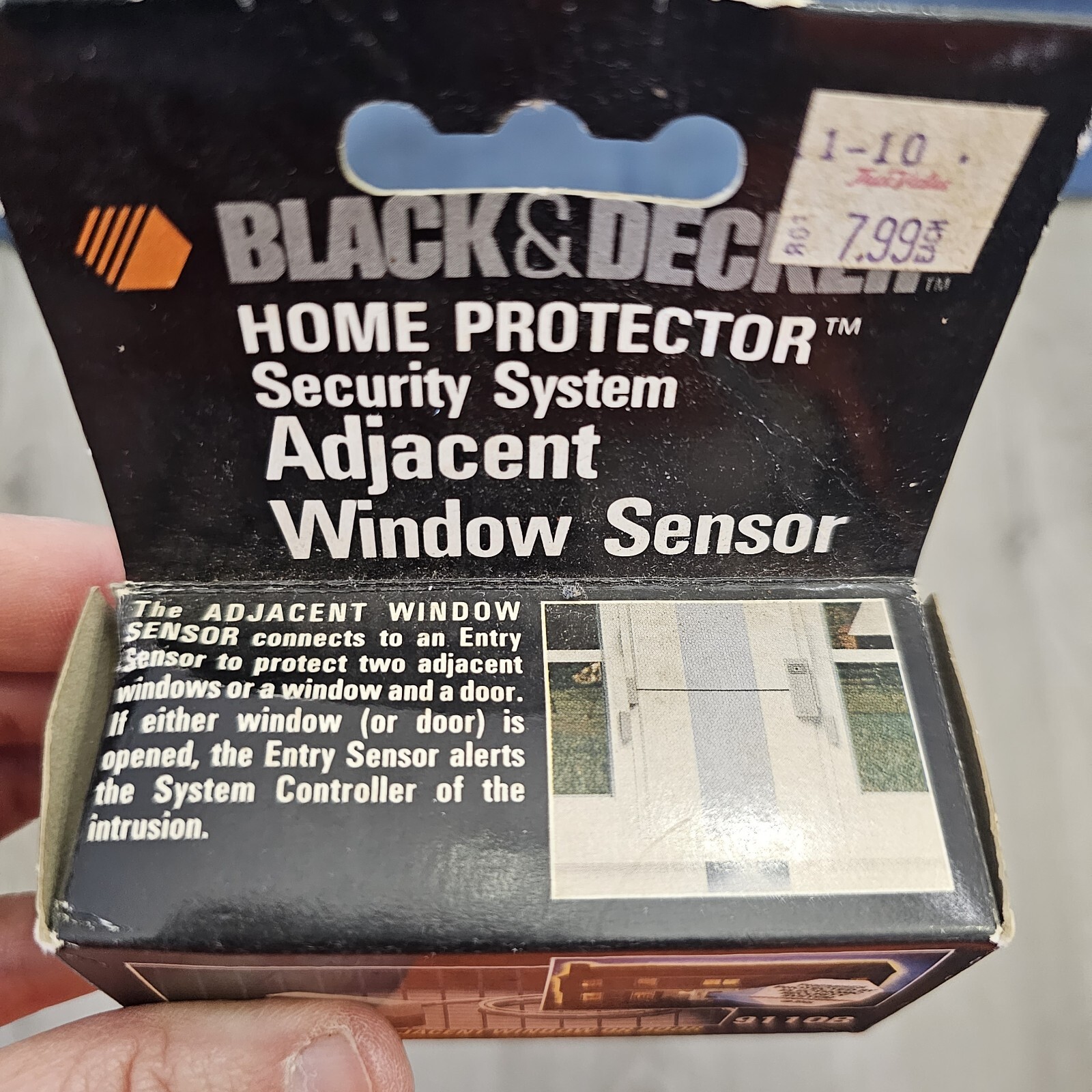 Black & Decker Home Protector Security System Glass Break Window Sensor NOS