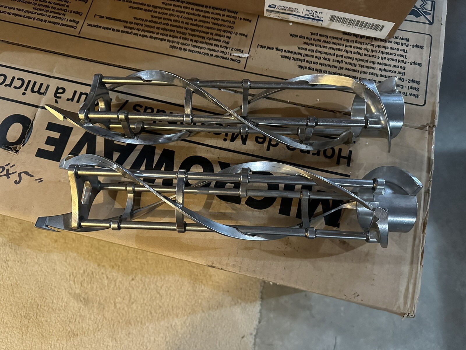 Taylor Ice Cream Machine (2) Helix Long Beaters (Lot Of 2)