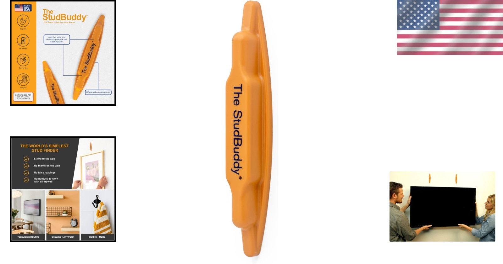 Quick & Efficient Stud Finder with Powerful Magnet - Ideal for DIY Projects