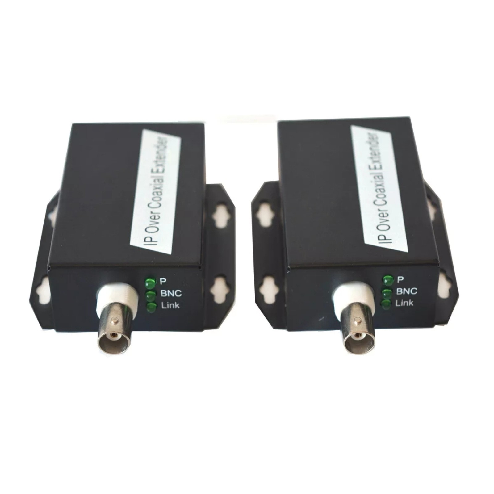 2PCS/Set Durable Network Rj45 BNC IP Over Coaxial Extender Part Up to 500m