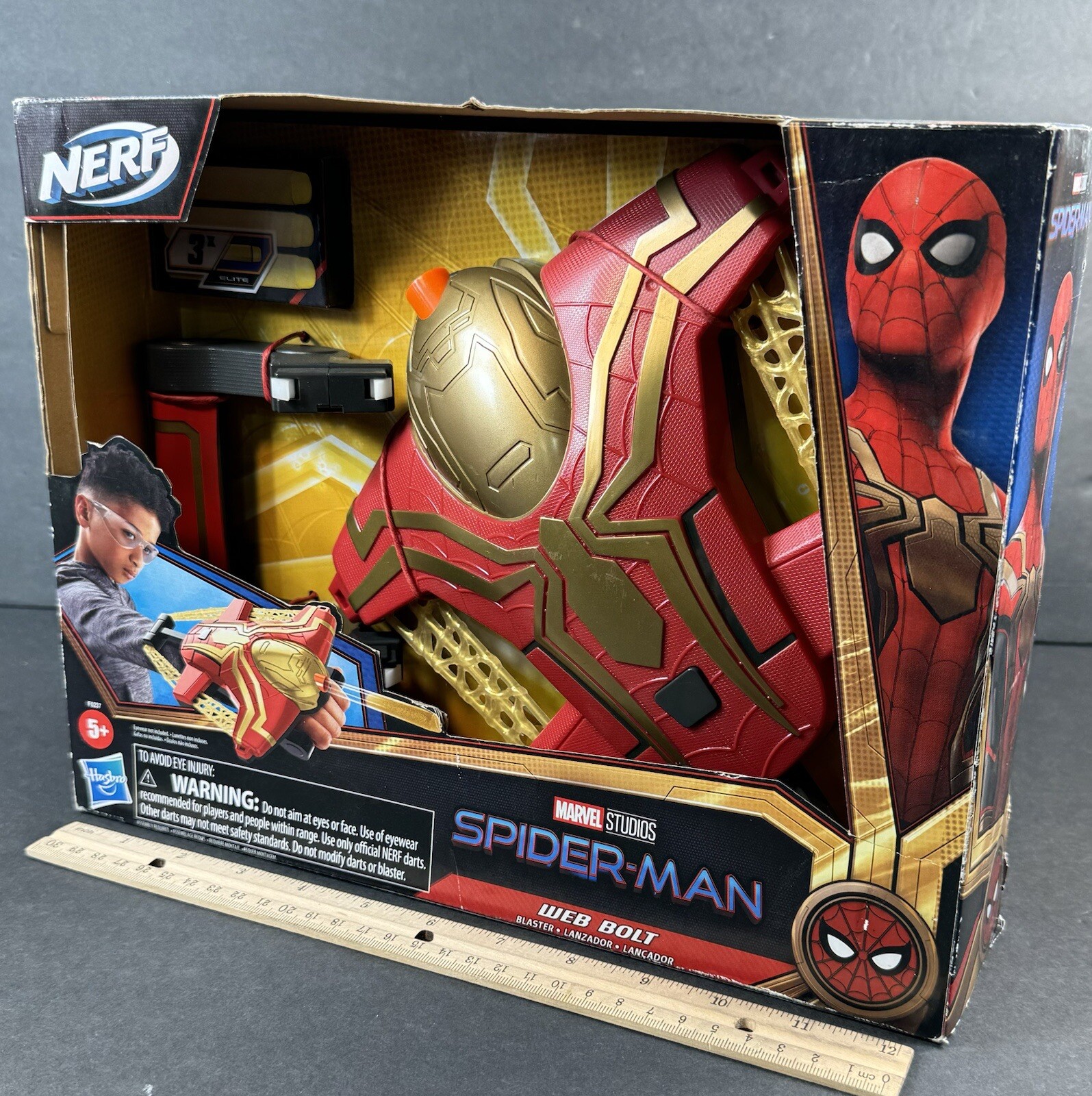 Spider-Man Web Bolt Nerf Gun Toy
