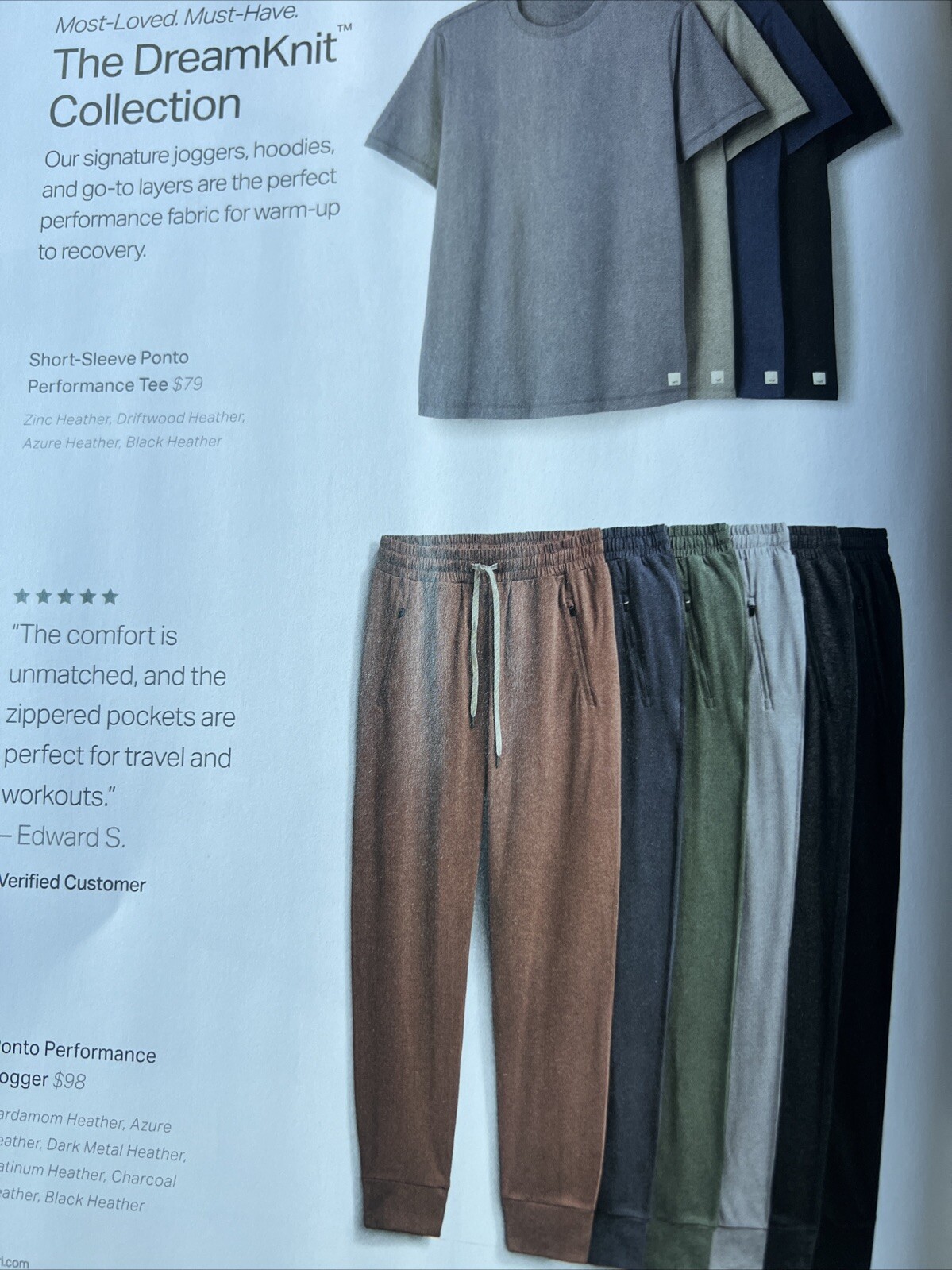 VUORI Catalog Fall 2024 A NEW PRESPECTIVE ON PERFORMANCE APPERAL