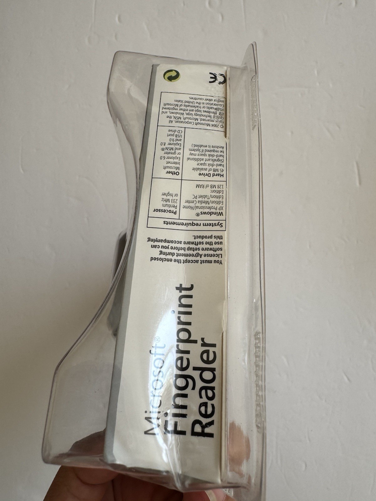 Microsoft Fingerprint Reader USB Sealed Windows X10-49253